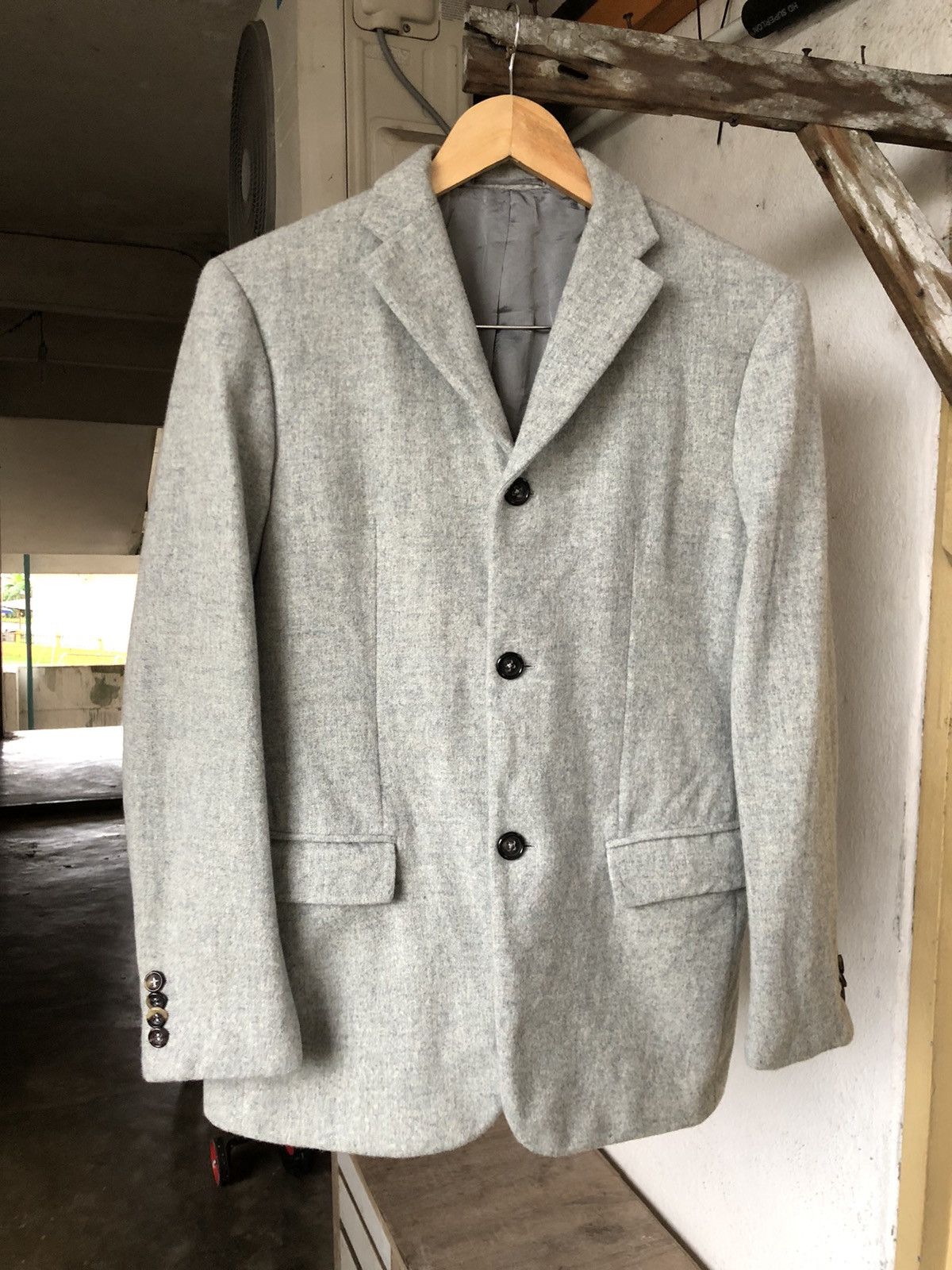 Jil Sander Jil Sander Wool Single Breasted Blazer Size 44R - 3 Thumbnail