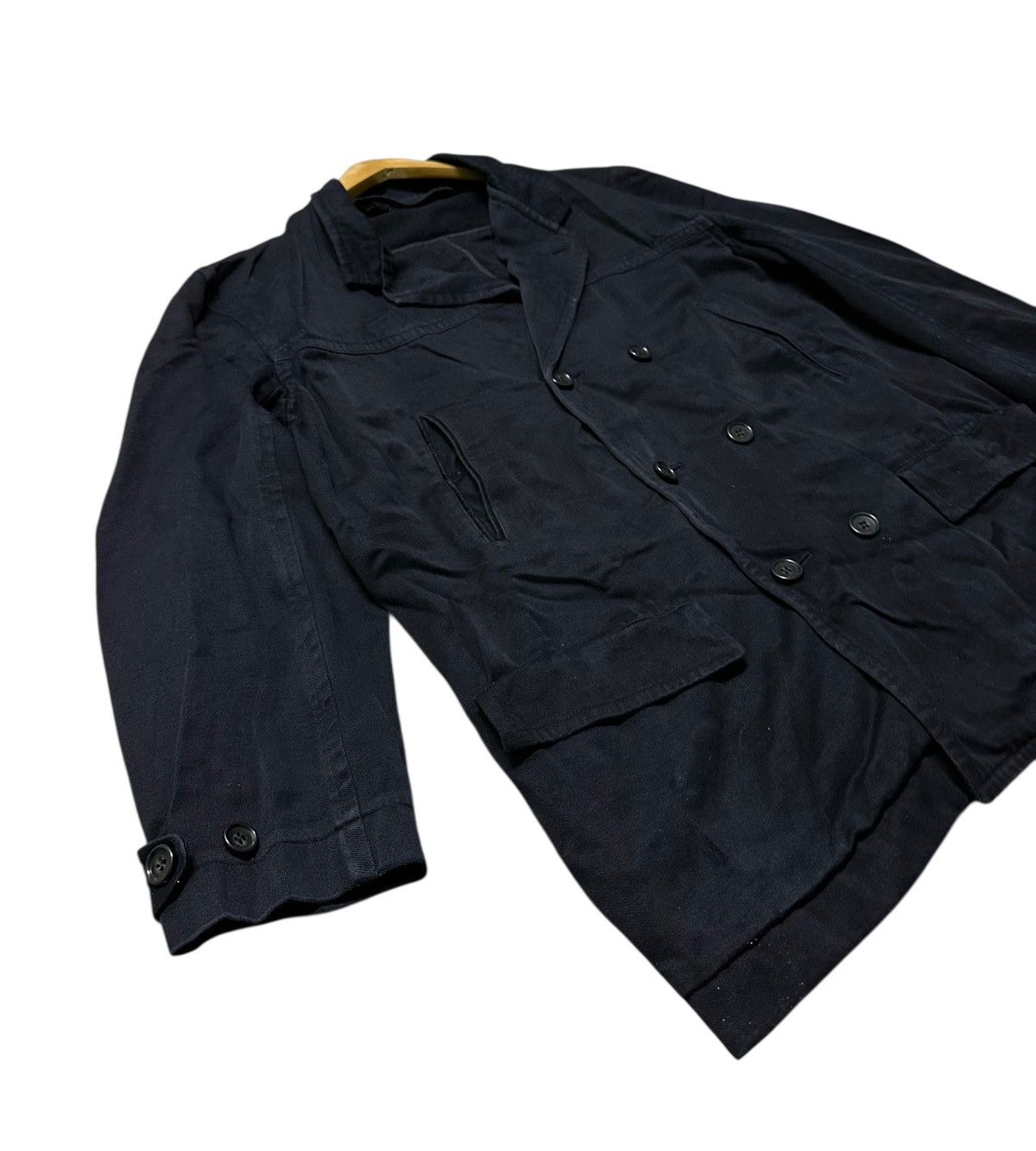 Yohji Yamamoto Y’bis Yohji Yamamoto double button coat Size US L / EU 52-54 / 3 - 4 Thumbnail