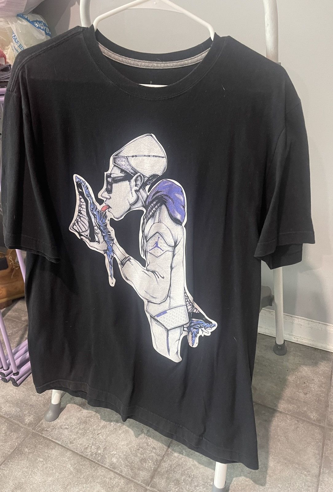 Jordan Brand Nike Air Jordan Retro 11 Vintage Tshirt Size US L / EU 52-54 / 3 - 3 Thumbnail
