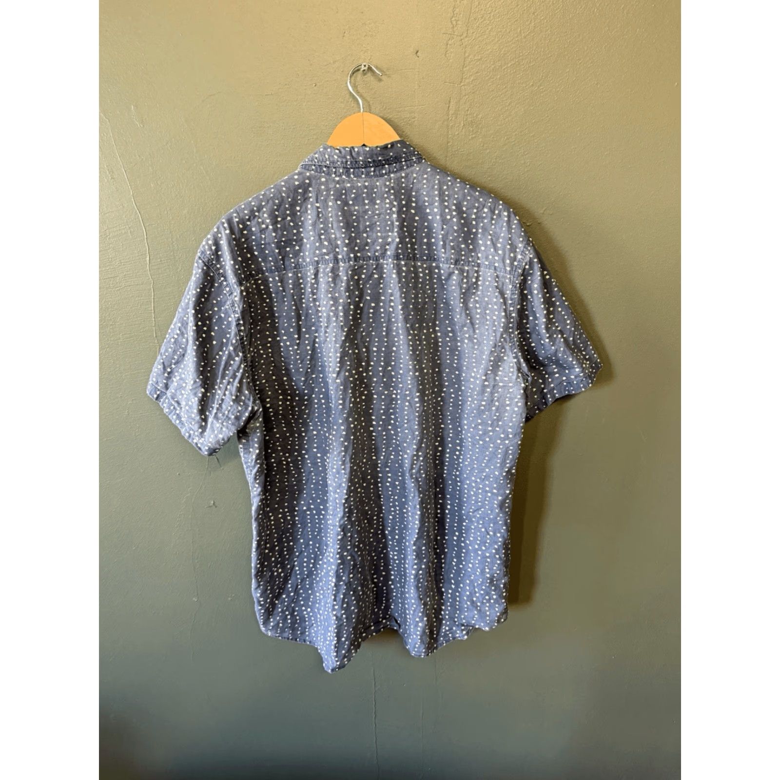 Quiksilver Quiksilver Shirt Blue Short Sleeve Button-Up XL Mens Size US XL / EU 56 / 4 - 2 Thumbnail