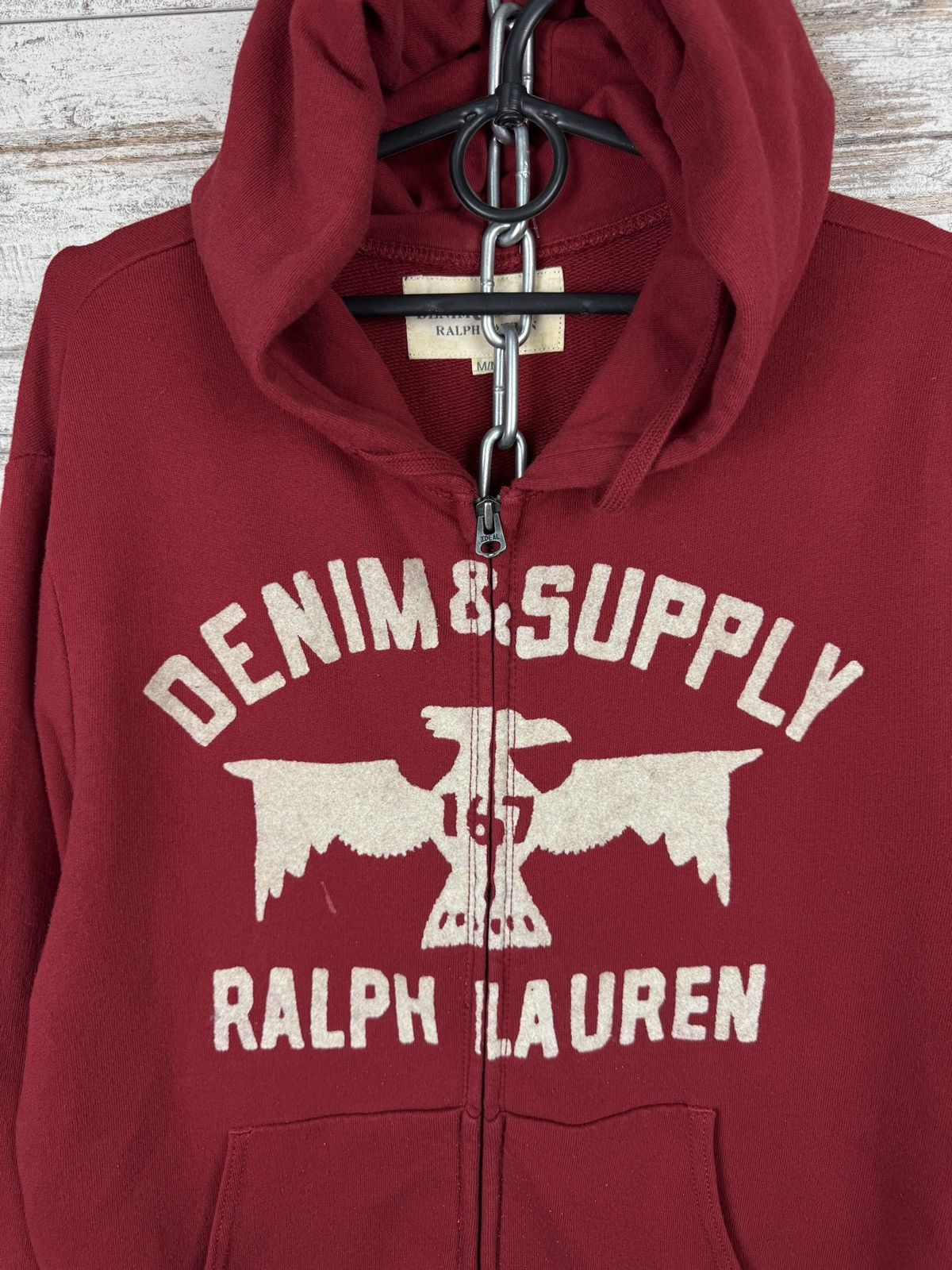 Denim & Supply Ralph Lauren Mens Vintage Denim & Supply Polo Ralph Lauren zip hoodie Size US M / EU 48-50 / 2 - 4 Thumbnail