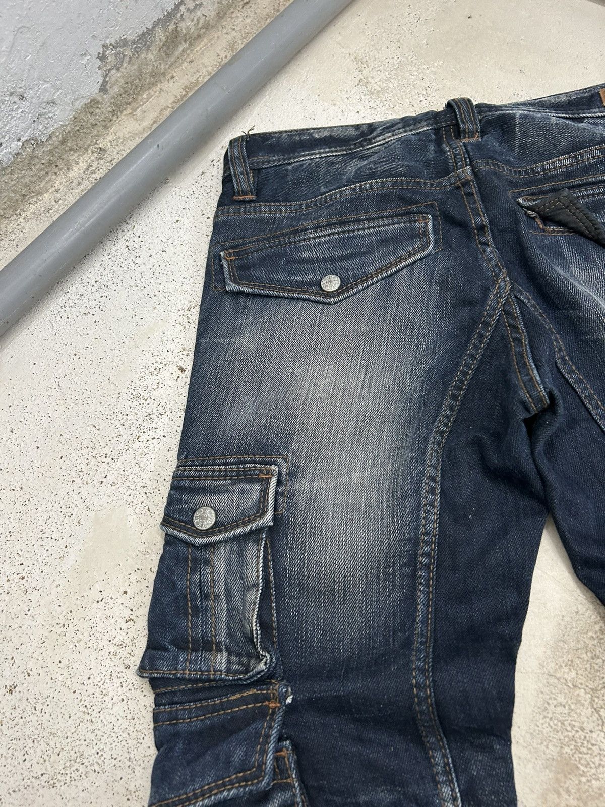 Tornado Mart Nicole Club Men Archive Mud Washed Whiskering Cargo Pocket Size US 30 / EU 46 - 20 Thumbnail