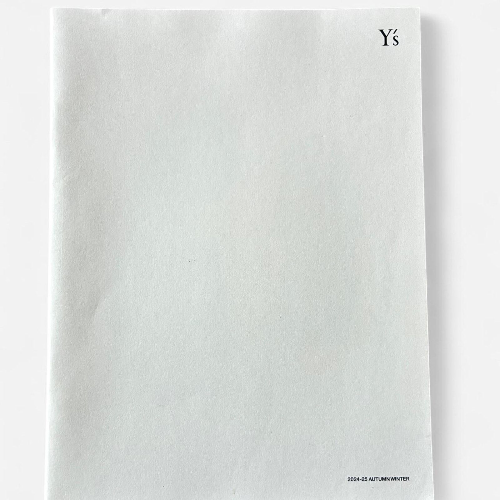 Japanese Brand × Yohji Yamamoto Y’s by Yohji Yamamoto 2024- 2025 AW catalog collection Book Size ONE SIZE - 1 Thumbnail