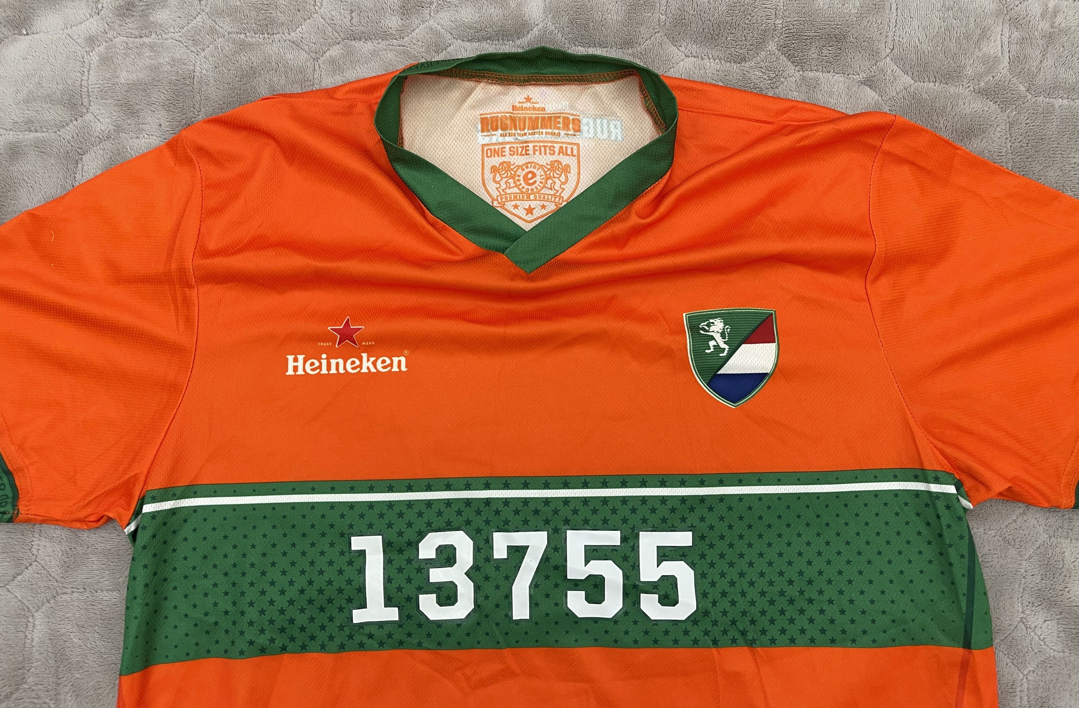 Heineken Heineken Rugnummers Netherlands Running Sport Shirt Jersey Size US L / EU 52-54 / 3 - 3 Thumbnail