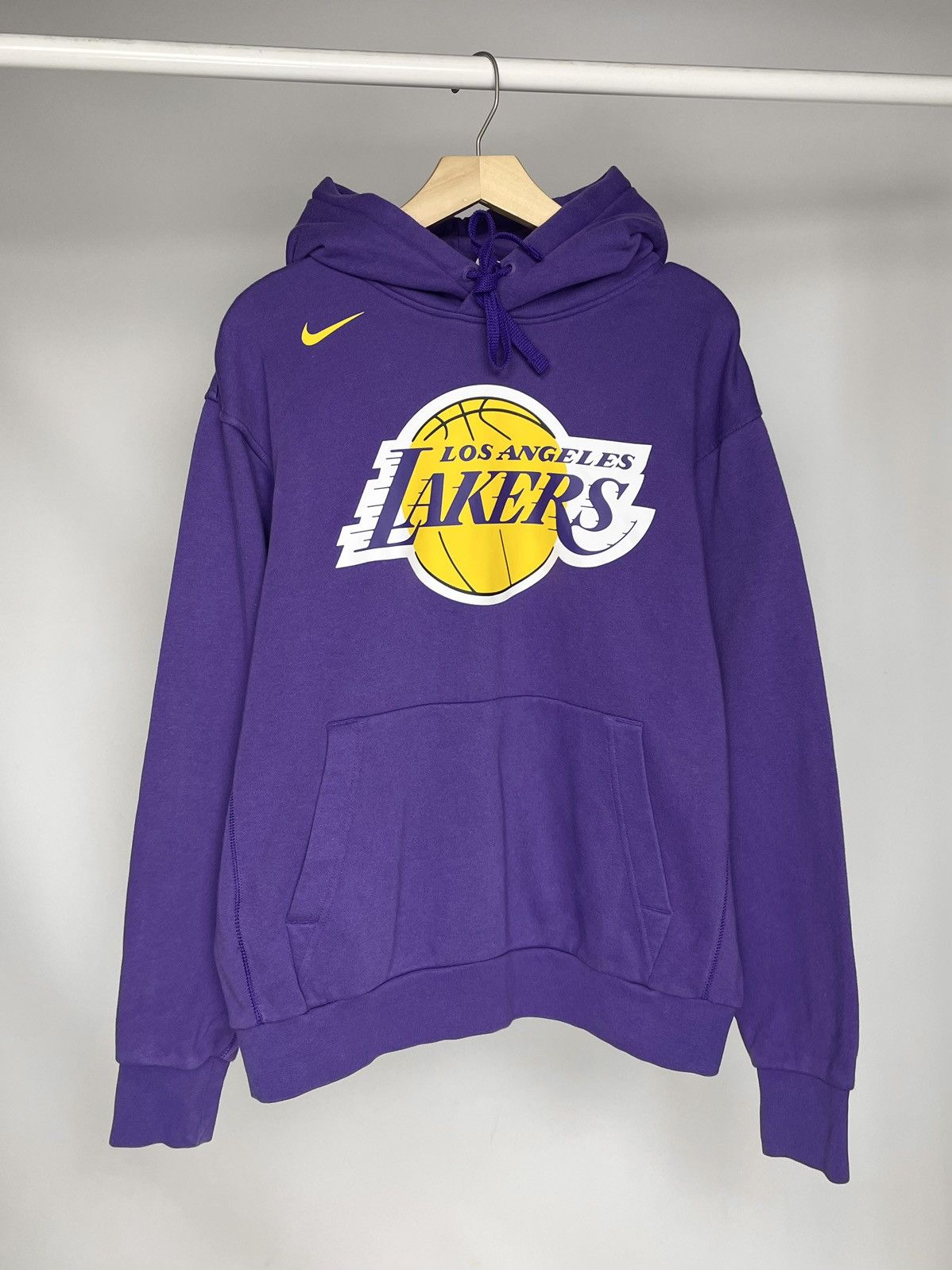 Nike Nike x Nba Los Angeles Lakers Cenre Logo Purple Hoodie Size US M / EU 48-50 / 2 - 1 Thumbnail