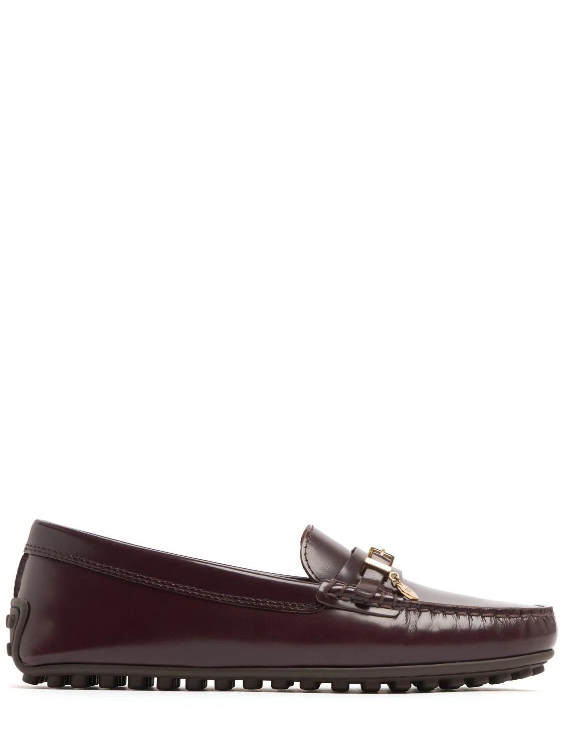 TOD'S Gommino Kraft Leather Loafers New & Authentic