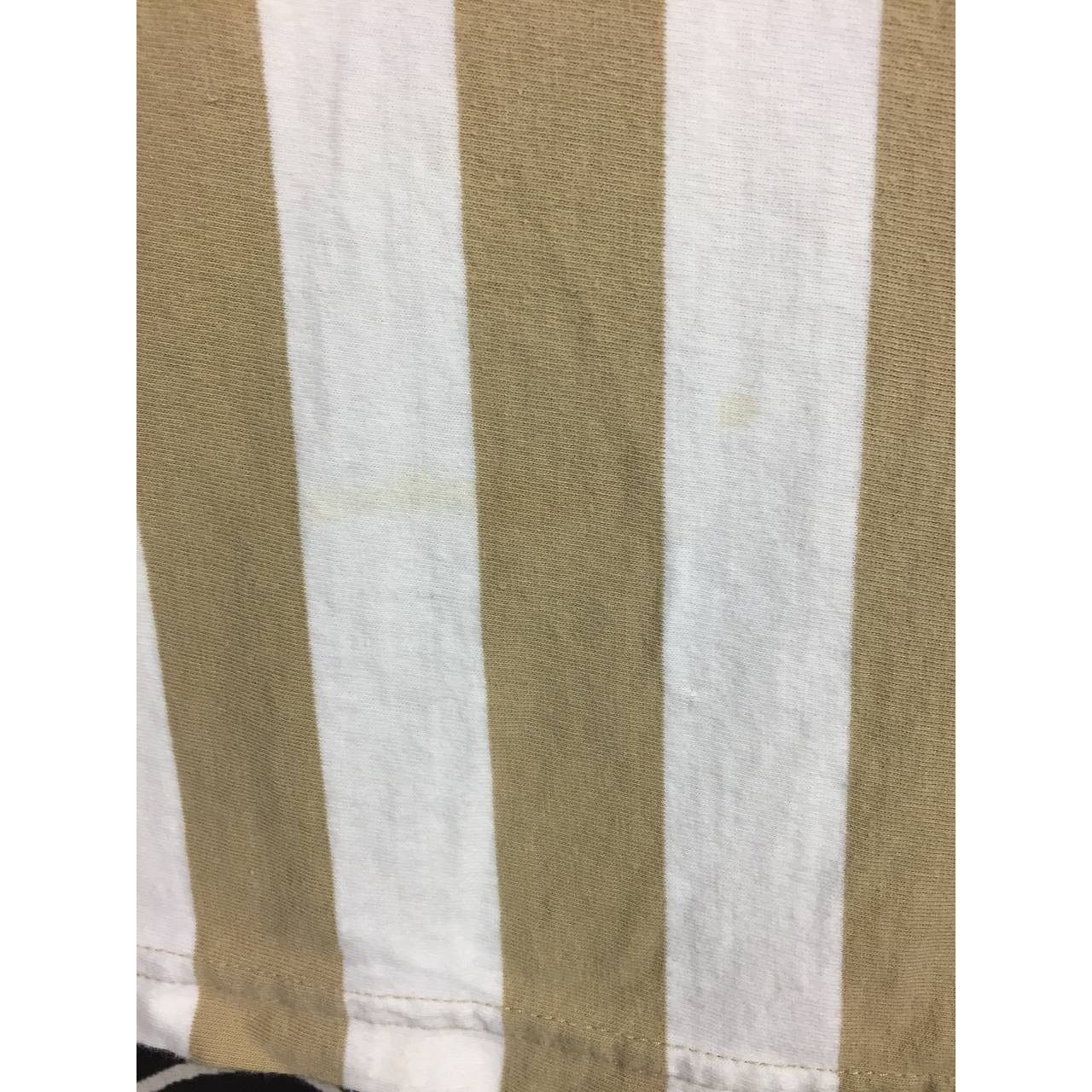 Vintage Denim & Flower Ricky Singh Thought Spell Out Logo Stripe Tee Size US L / EU 52-54 / 3 - 6 Thumbnail