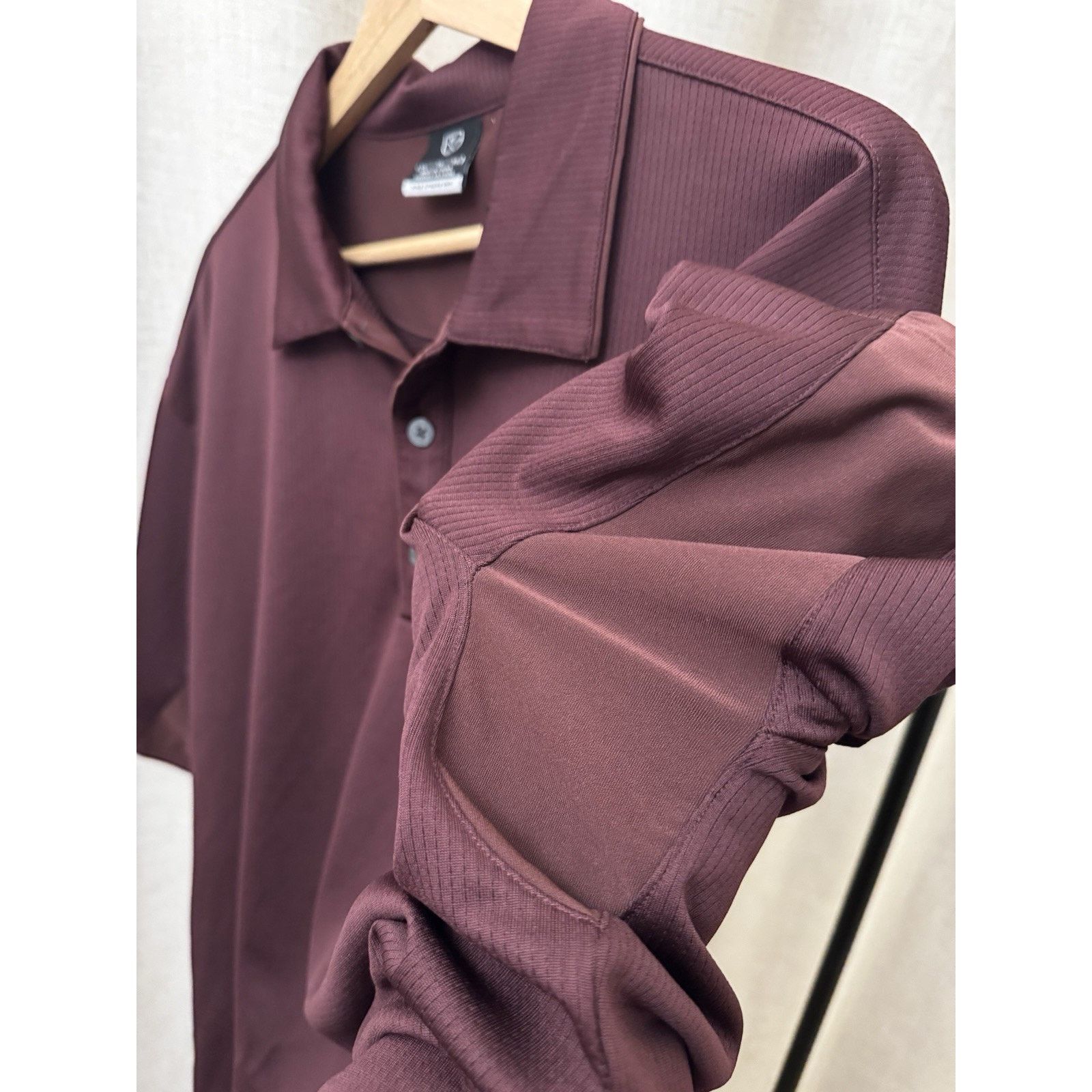 Nike Nike Golf Sphere Dry Polo XL Burgundy Size US XL / EU 56 / 4 - 10 Thumbnail