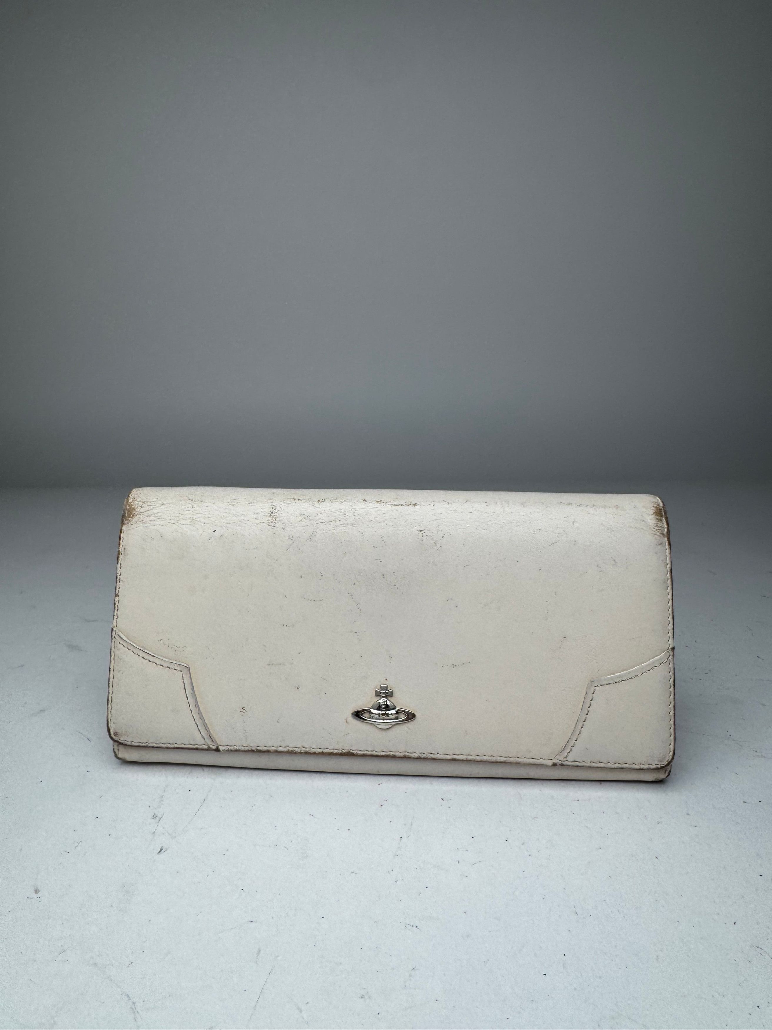 Vivienne Westwood Vintage Leather Wallet White Size ONE SIZE - 1 Thumbnail