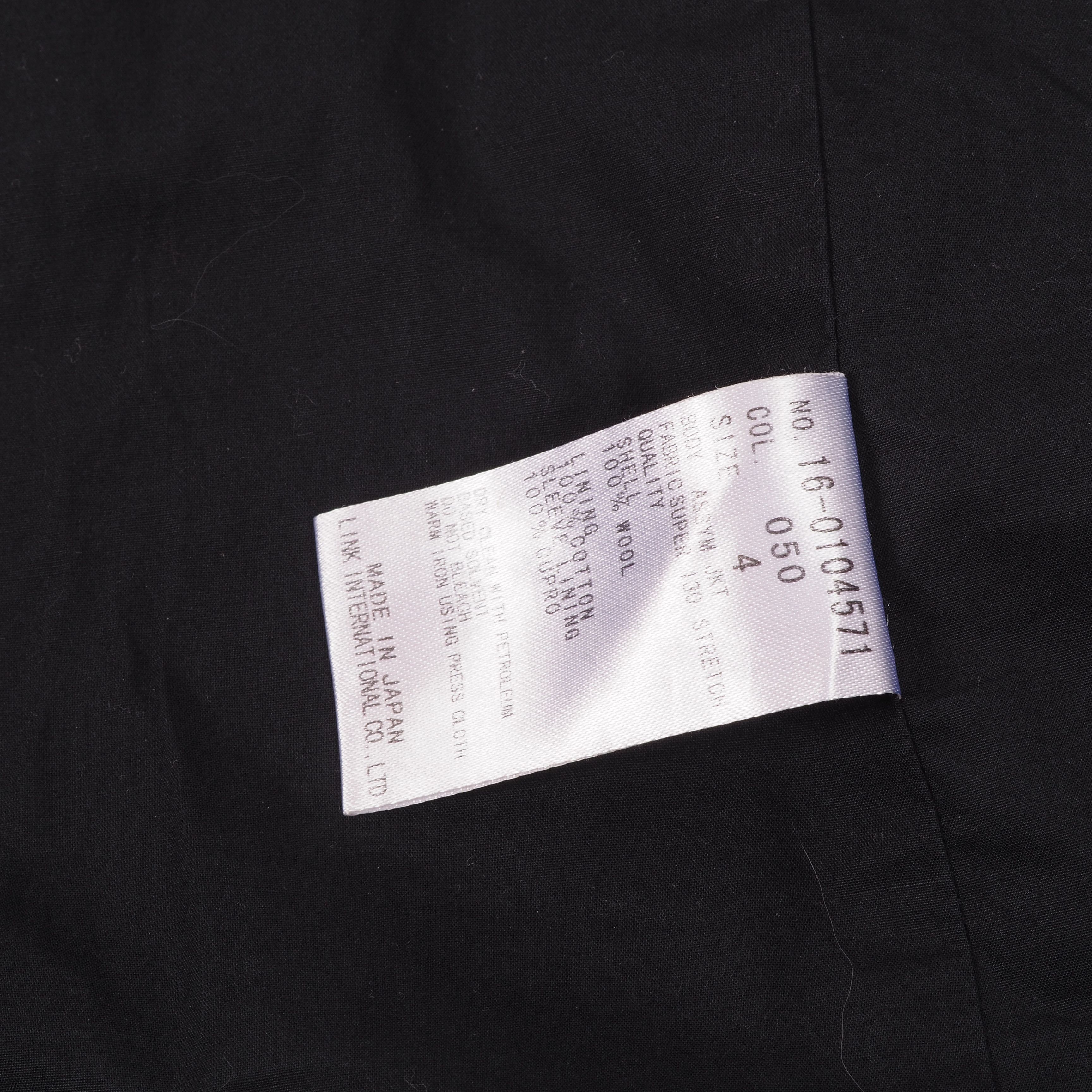Helmut Lang Helmut Lang Vintage Black Asymmetric Sequin Blazer Jacket Size S / US 4 / IT 40 - 9 Thumbnail