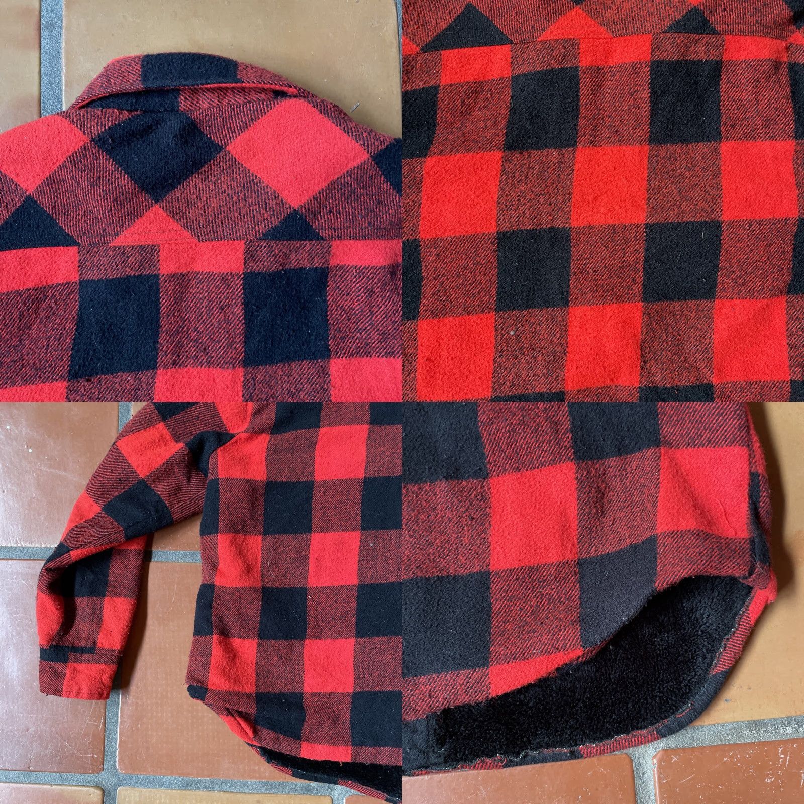 Vintage VINTAGE Montgomery Ward Mens L Button Up Red Buffalo Plaid Lined Jacket VTG Shirt 1980s Mens Size US L / EU 52-54 / 3 - 10 Thumbnail