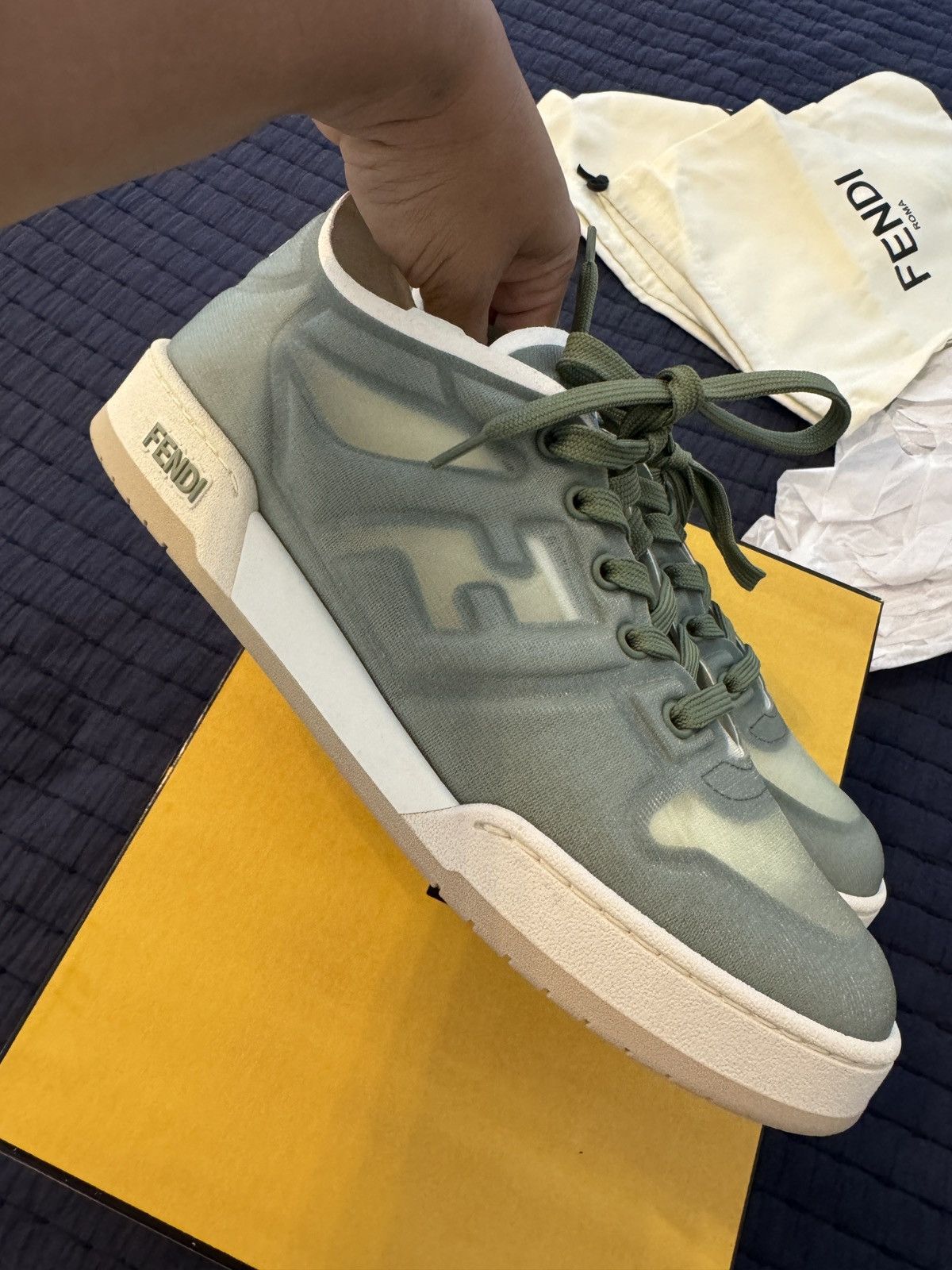 Fendi Fendi Mesh Sneakers Size US 10.5 / IT 40.5 - 7 Thumbnail