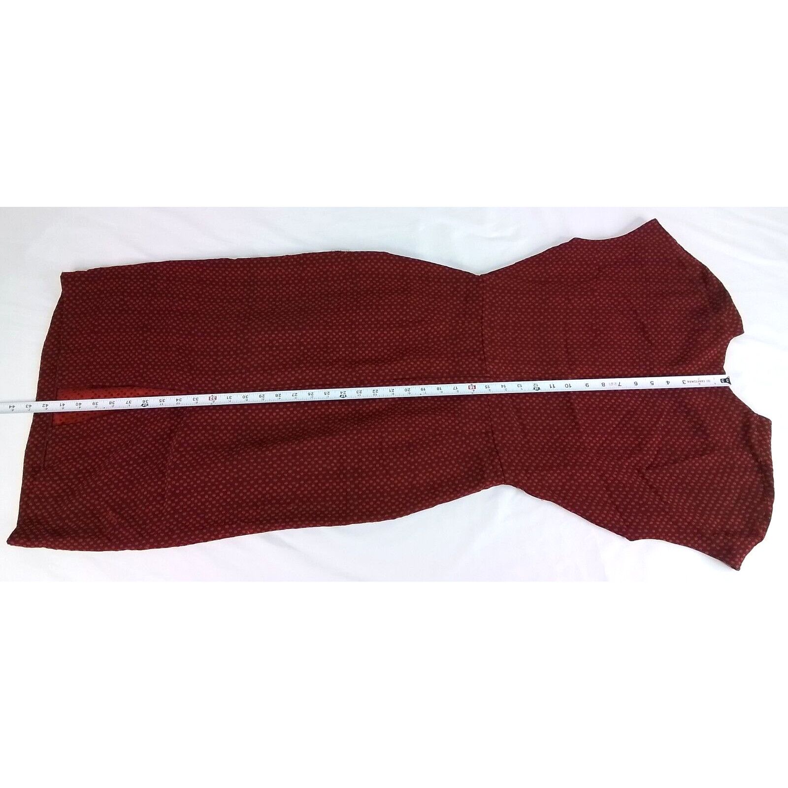 M.M.LaFleur MM Lafleur Dress Women's Size 6 Burgundy Italian Fabric Size M / US 6-8 / IT 42-44 - 14 Thumbnail