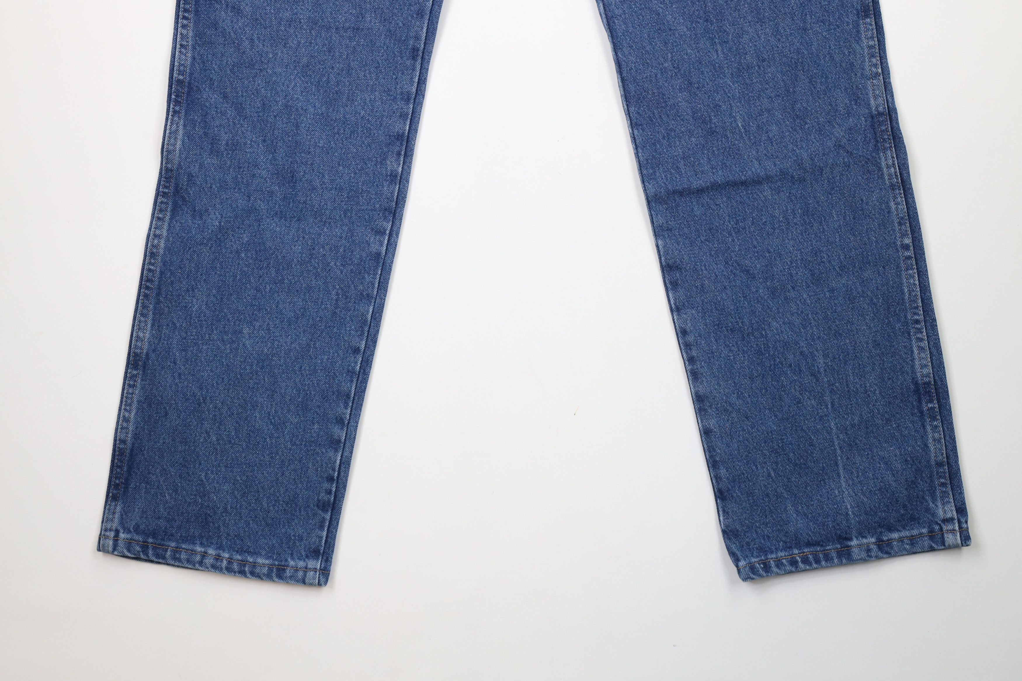 Vintage × Wrangler Deadstock Vintage Y2K Wrangler Leg Denim Jeans Blue Cotton Size US 36 / EU 52 - 4 Thumbnail