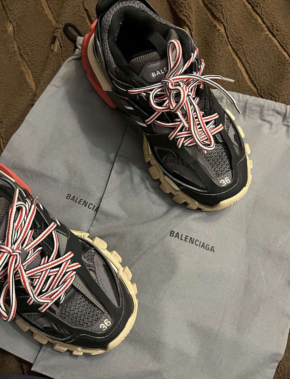 Balenciaga Balenciaga Trucks “Black/Red/White” Size US 5 / IT 35 - 8 Thumbnail