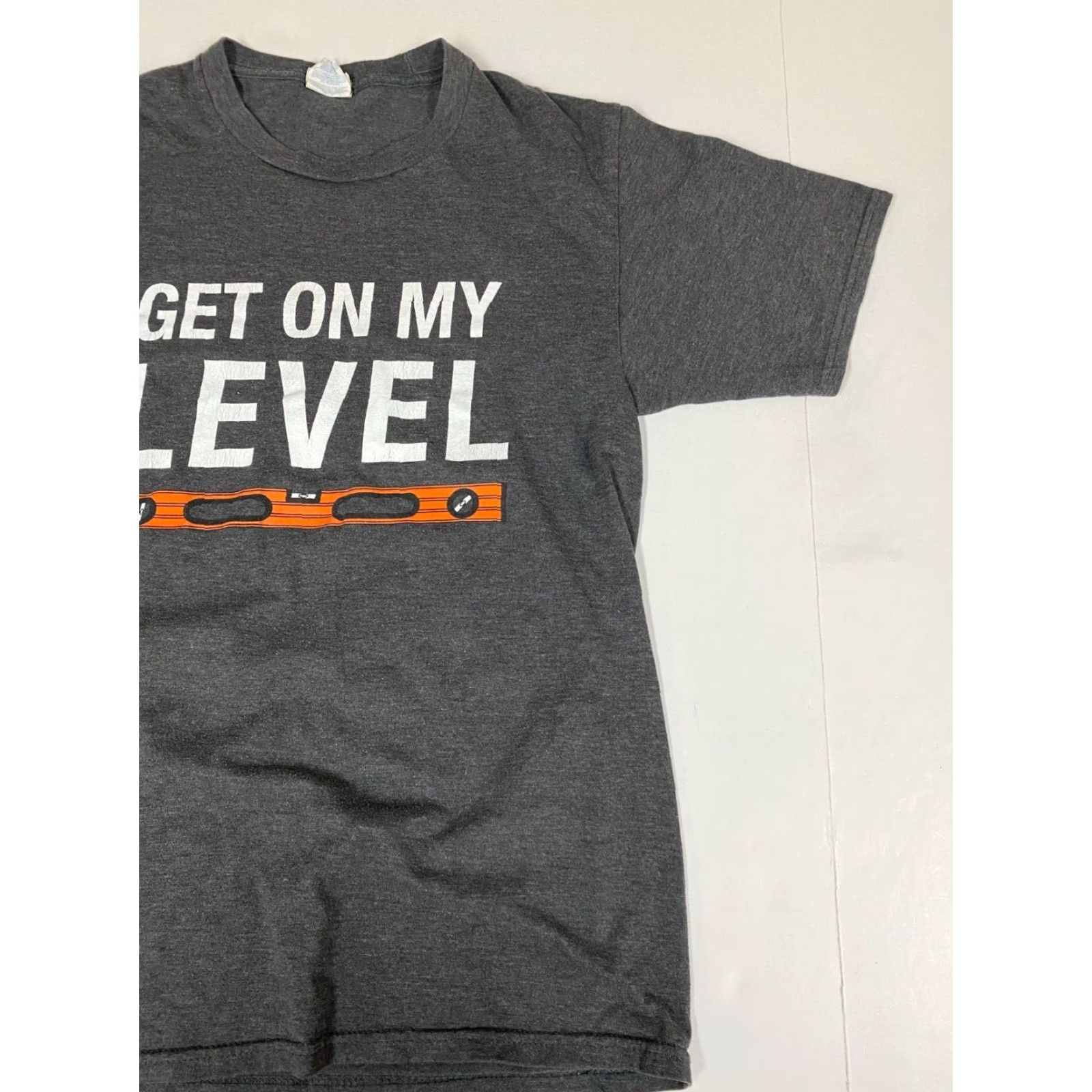 Port & Company Port & Company Get on my level Mens T Shirt S Gray Size US S / EU 44-46 / 1 - 2 Thumbnail