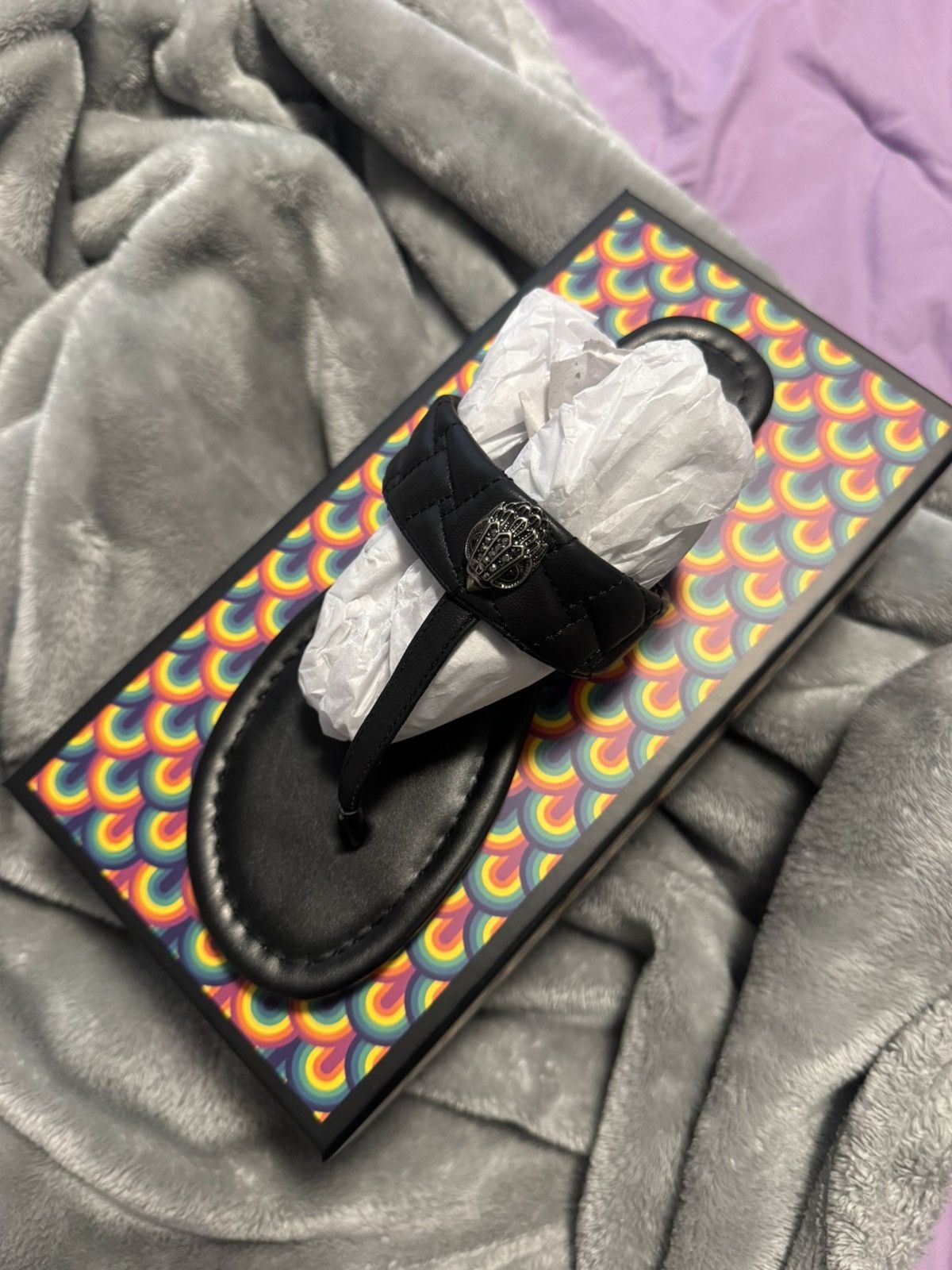 Kurt Geiger KENSINGTON T-BAR SANDAL Size US 7.5 / IT 37.5 - 1 Thumbnail