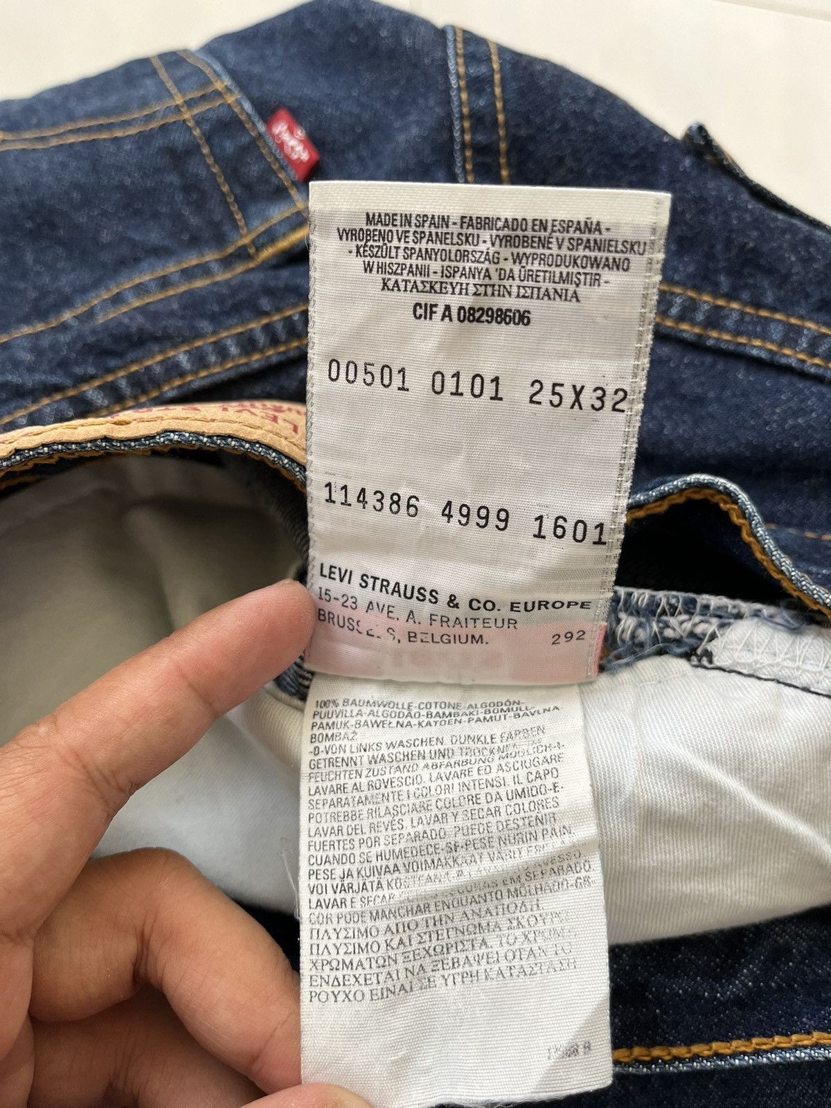 Levi's Rare 💥 Vintage Levis 501 Dark Blue 🤩 Size 24" / US 00 / IT 34 - 11 Thumbnail