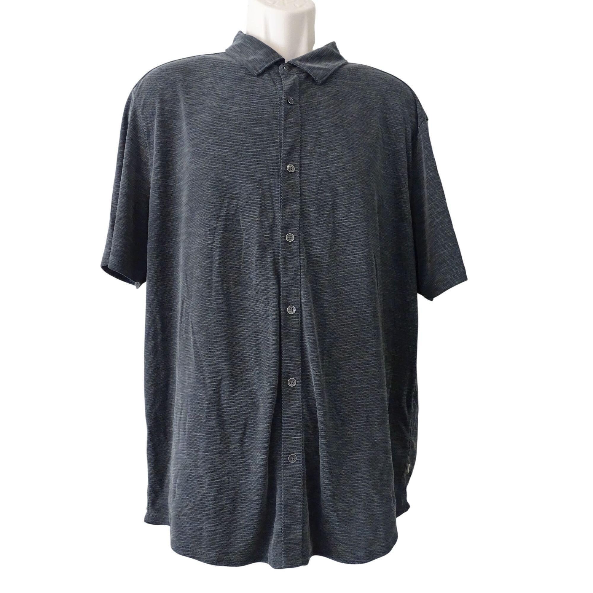 Tommy Bahama Tommy Bahama Men Gray Button Up Shirt Size XL Collared Size US XL / EU 56 / 4 - 1 Thumbnail