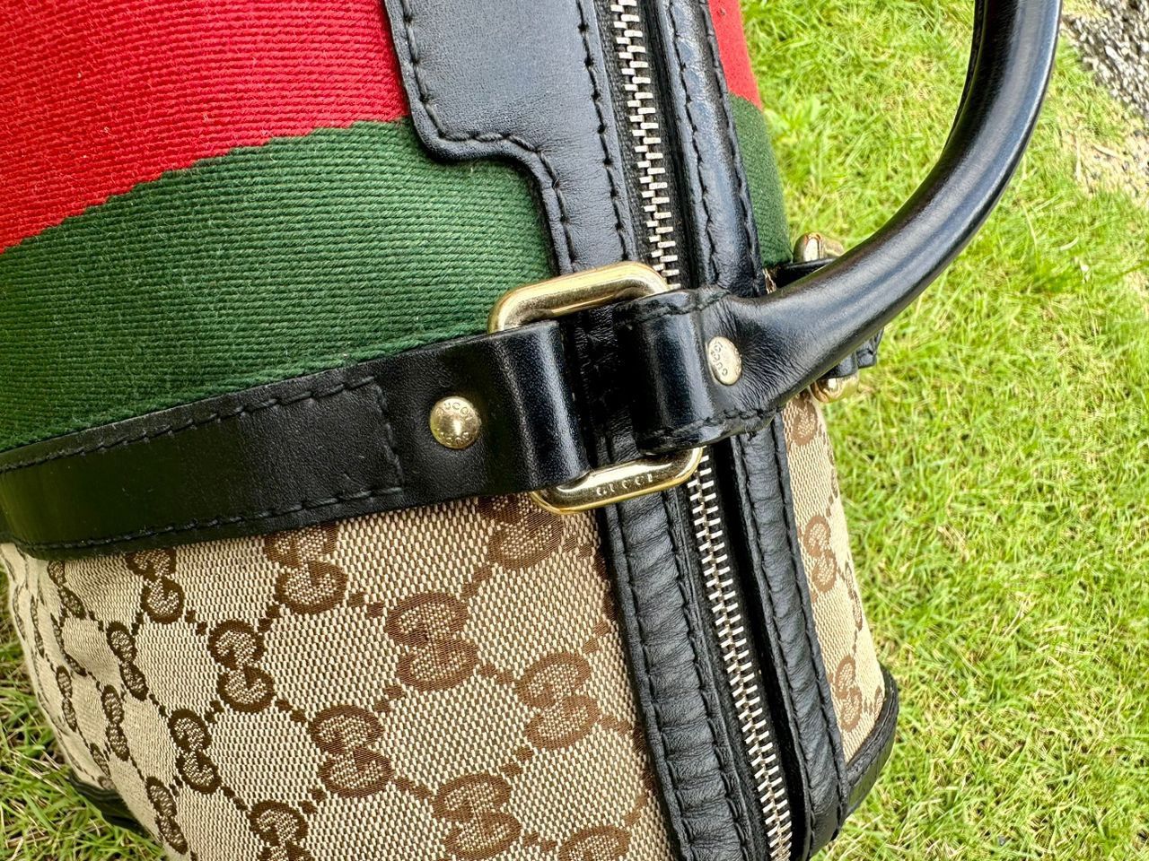 Gucci Authentic Gucci Monogram GG Boston Bag Size ONE SIZE - 8 Thumbnail