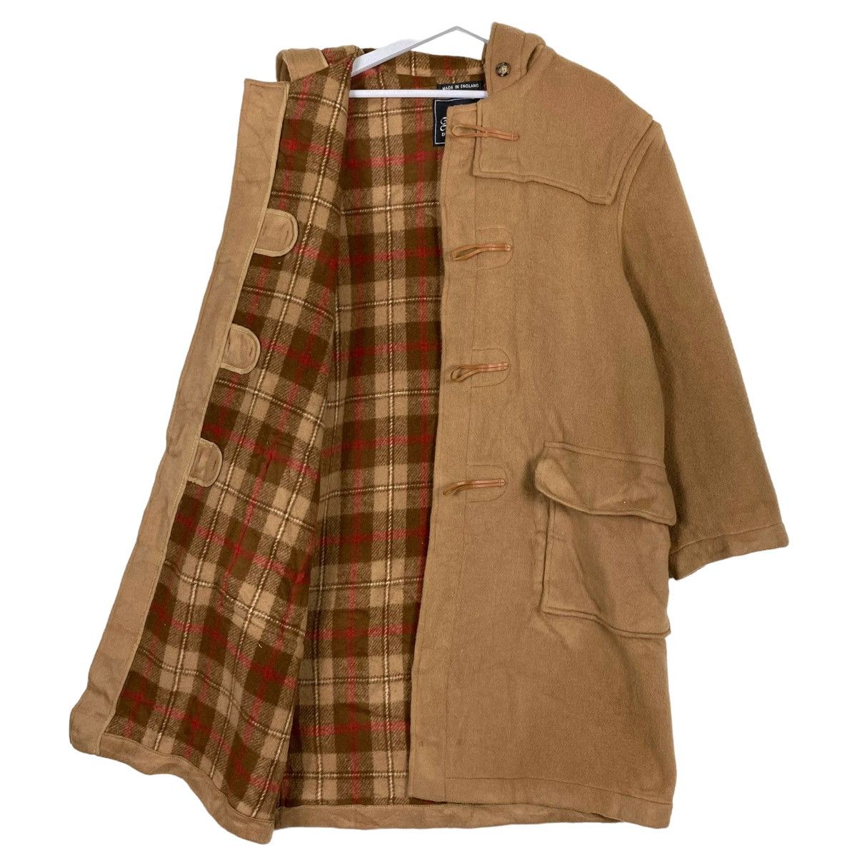 Gloverall 💥GLOVERALL DUFFLE COAT TARTAN WOOL JACKET Size US L / EU 52-54 / 3 - 2 Thumbnail