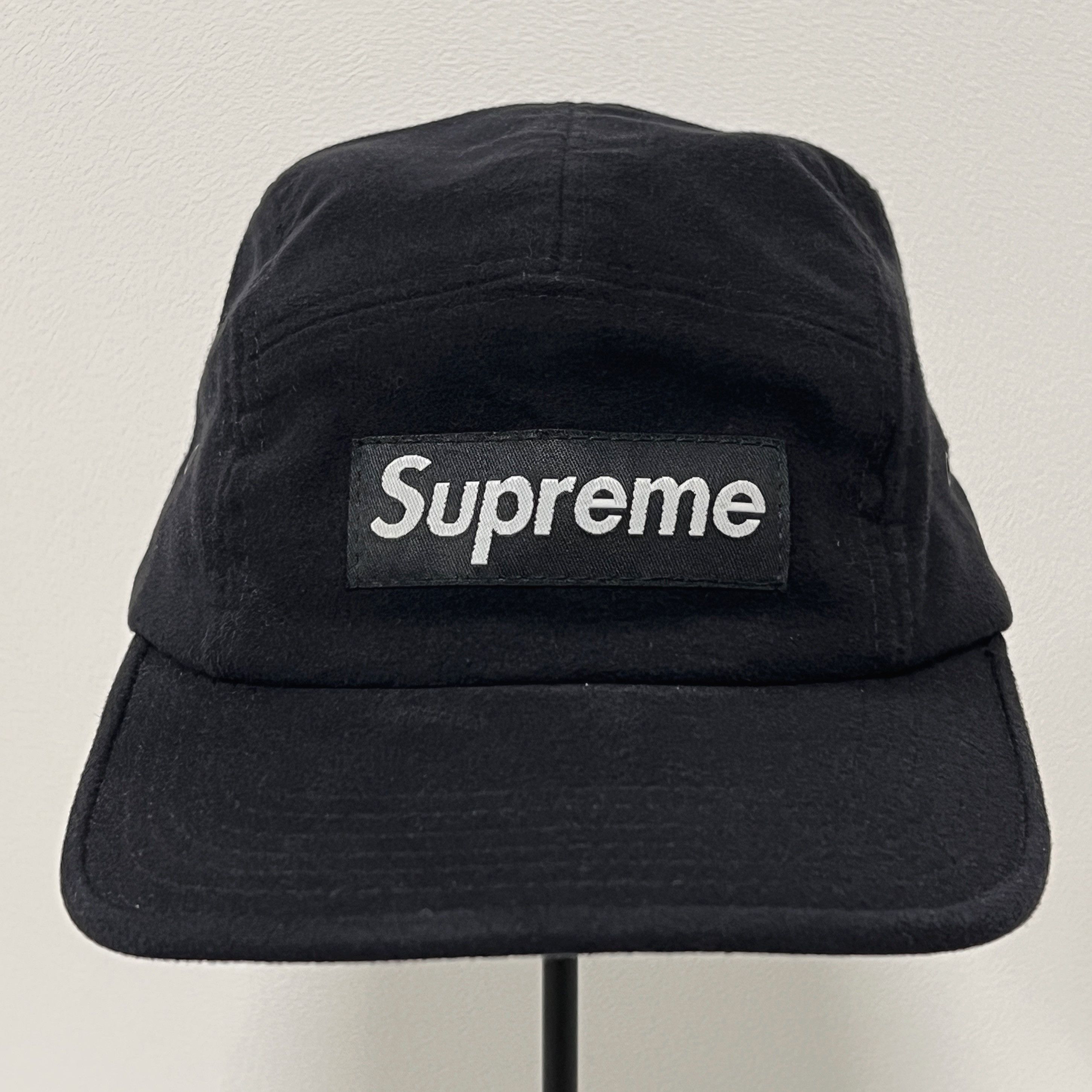 Supreme Supreme 2006 Moleskin Camp Cap Black Size ONE SIZE - 1 Thumbnail