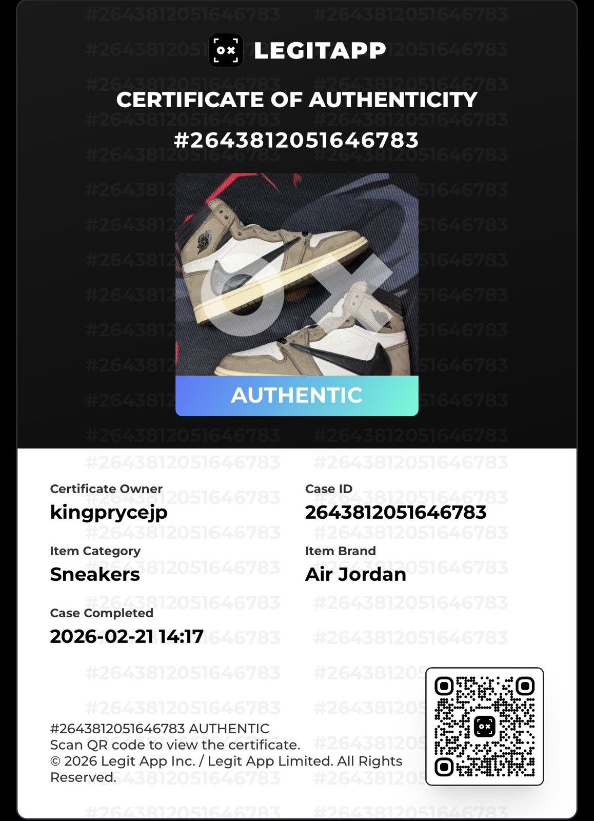 Jordan Brand × Travis Scott Jordan 1 High OG Travis Scott Dark Mocha Size US 5 / EU 37 - 14 Thumbnail