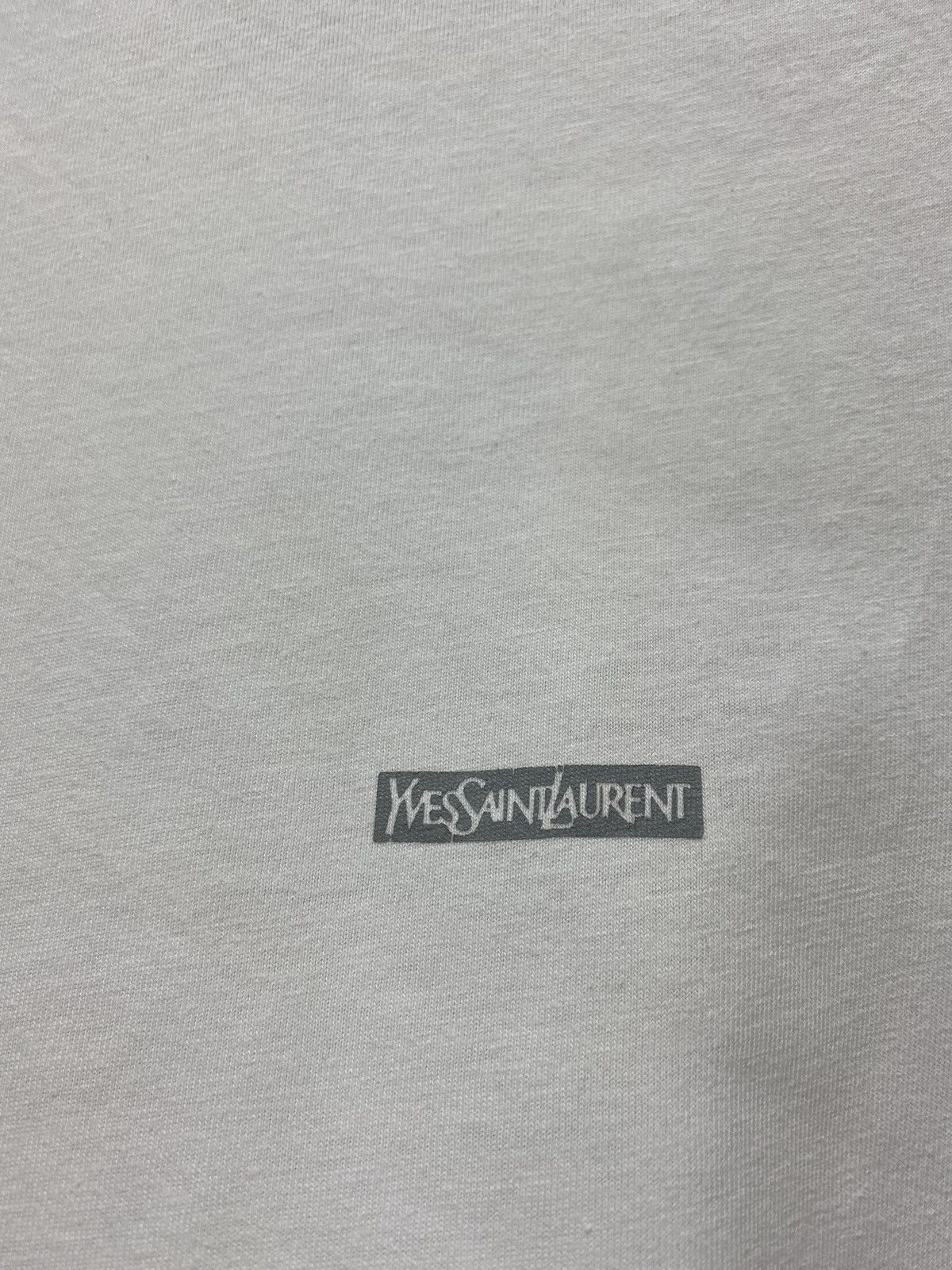 Yves Saint Laurent Yves Saint Laurent Small Logo T-shirt YSL White Men’s S Size US S / EU 44-46 / 1 - 11 Thumbnail