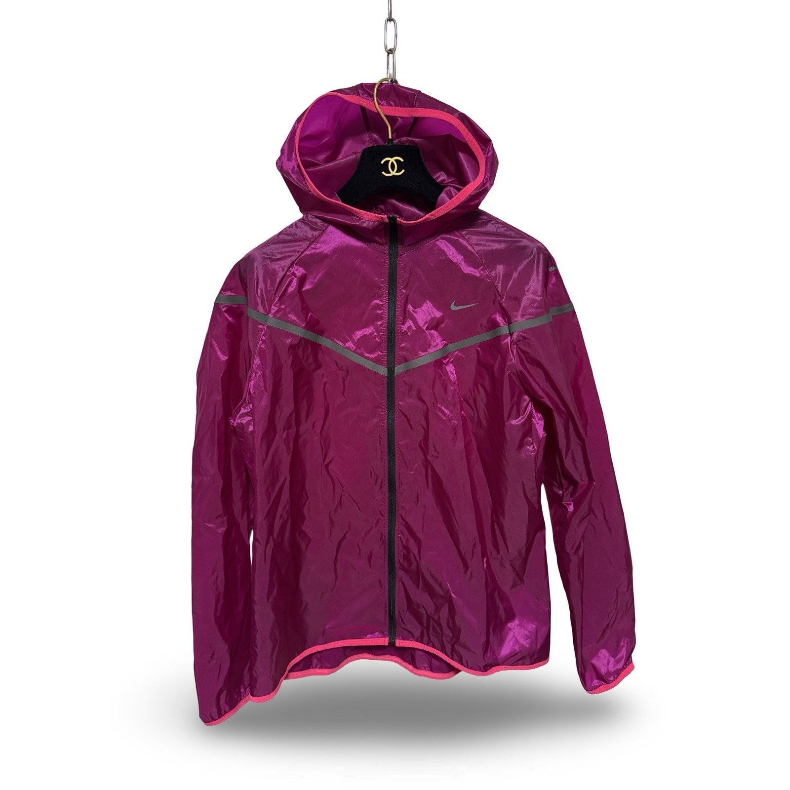 Nike Nike Running Womens Lightweight Jacket Size L Size L / US 10 / IT 46 - 1 Thumbnail