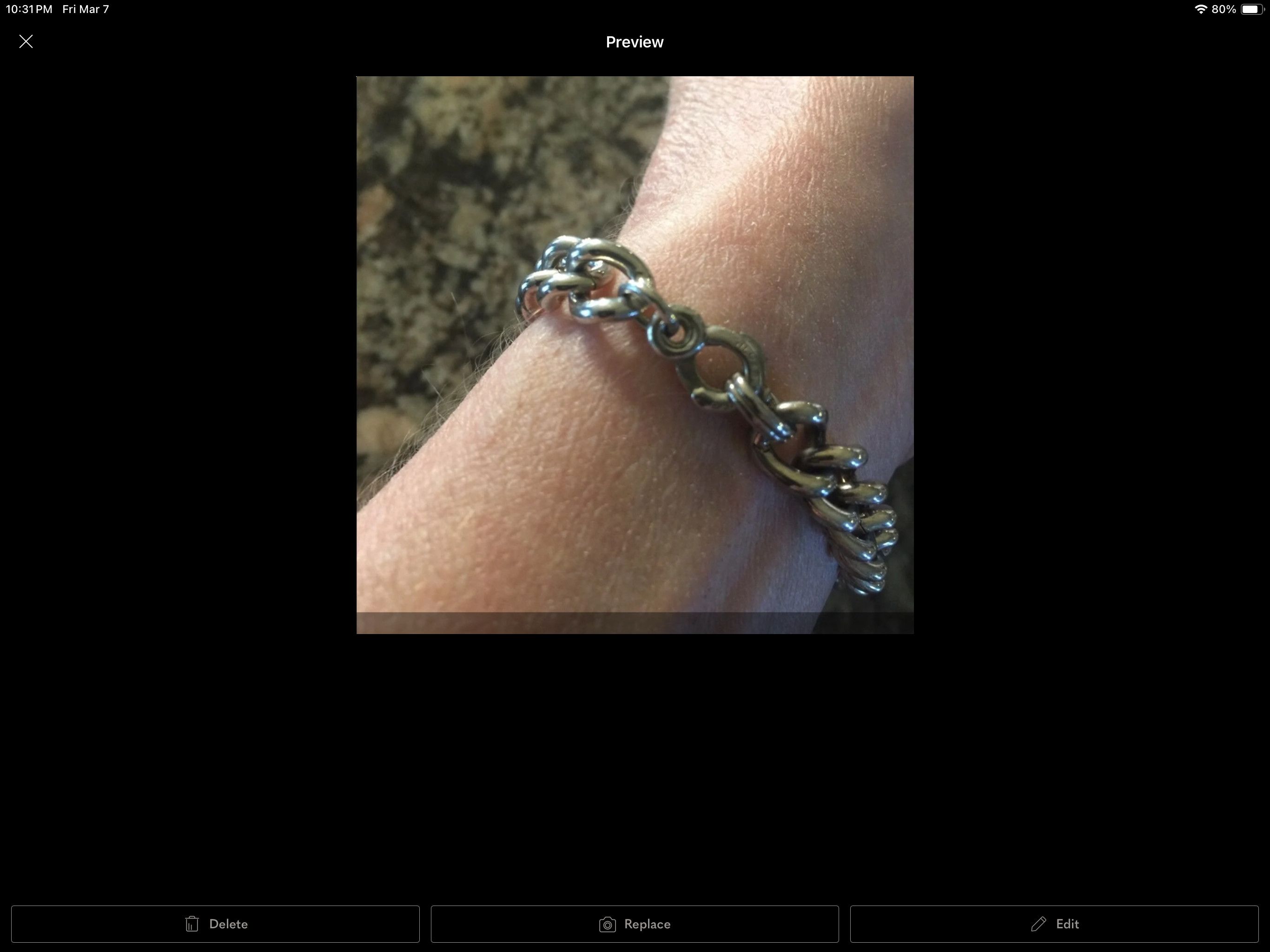 Other Vintage Men’s Sterling Silver ID Bracelet from WWII Size ONE SIZE - 11 Thumbnail