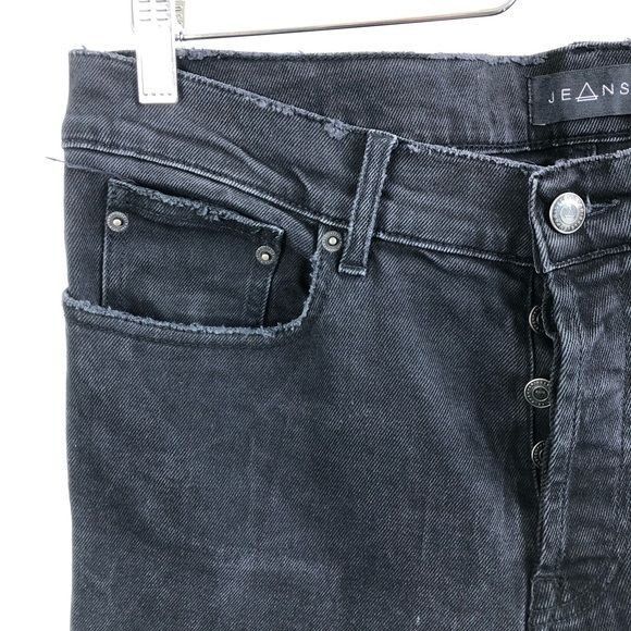 Eleven Paris Eleven Paris Elvis Black Wash Distressed Patch Repaired Jean Size US 32 / EU 48 - 8 Thumbnail