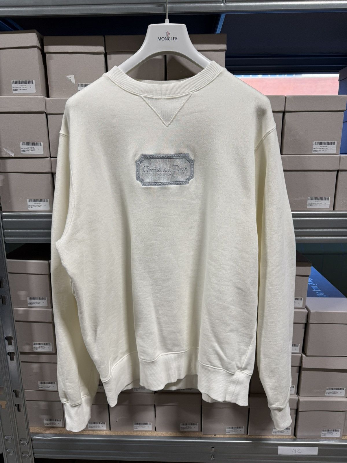 Dior × Kaws Dior Couture Logo Sweatshirt NEW 1600$ Size US M / EU 48-50 / 2 - 1 Thumbnail