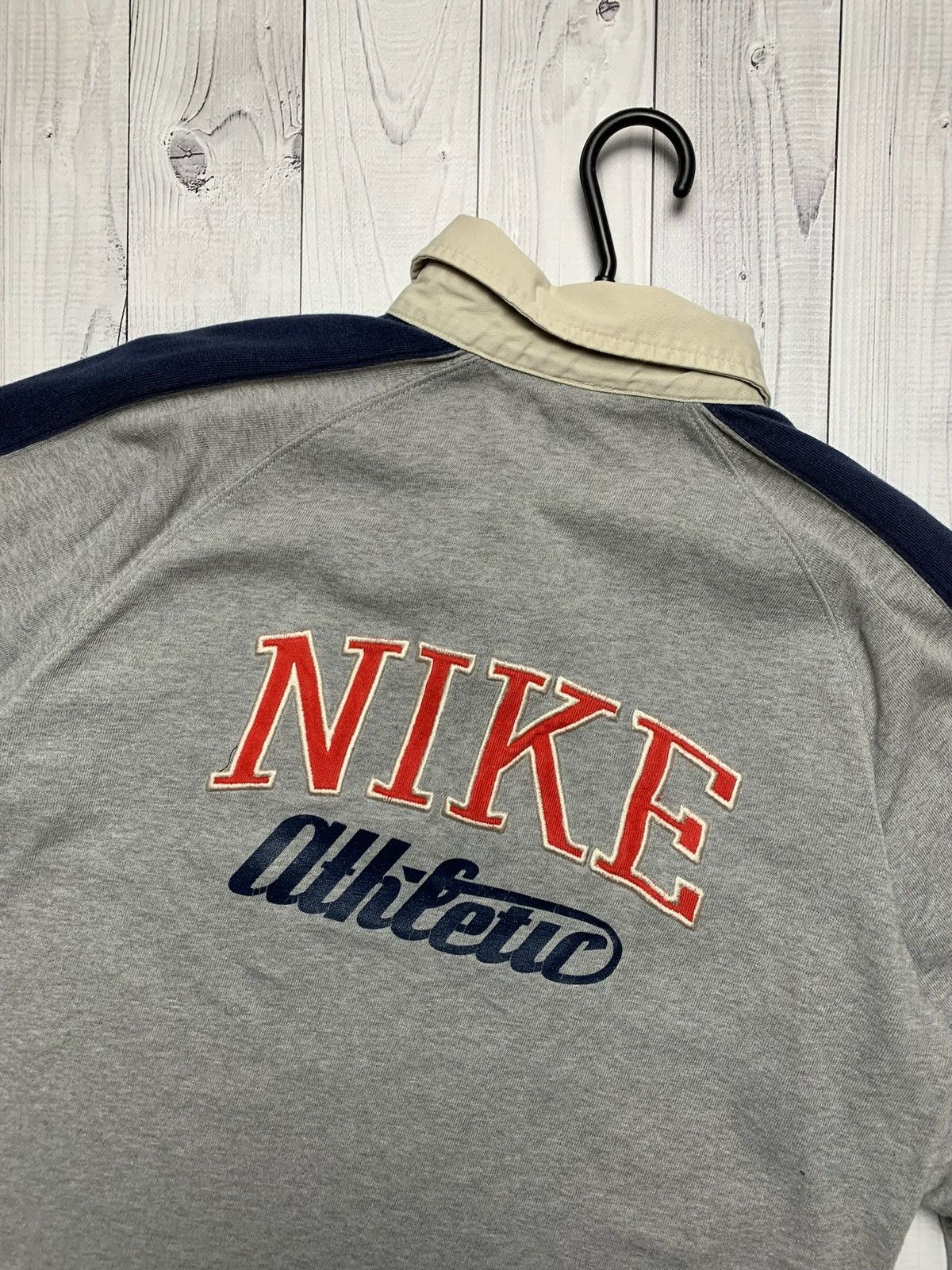 Nike × Vintage Vintage Nike Rugby jersey size M big logo 7 Size US M / EU 48-50 / 2 - 3 Thumbnail