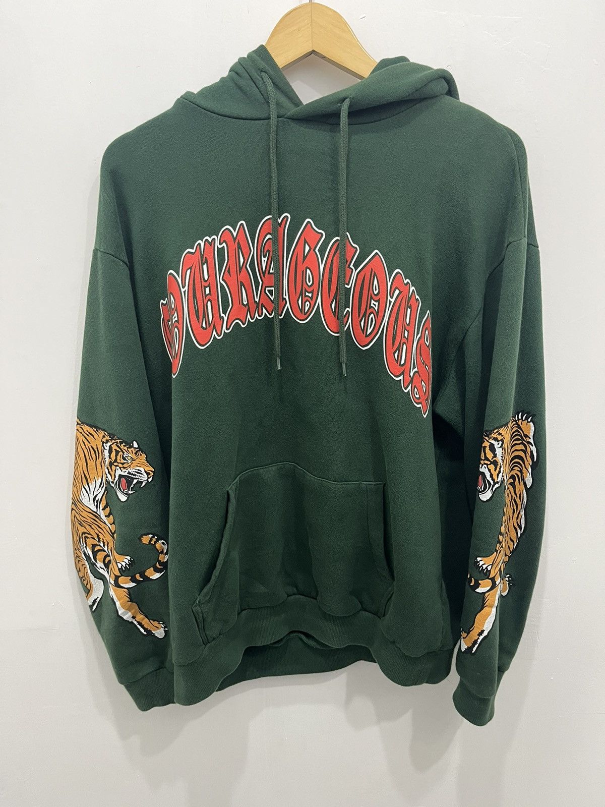 H&M Japan Style Courageos Tigers Sleeve Hoodie Jacket Size US M / EU 48-50 / 2 - 1 Thumbnail
