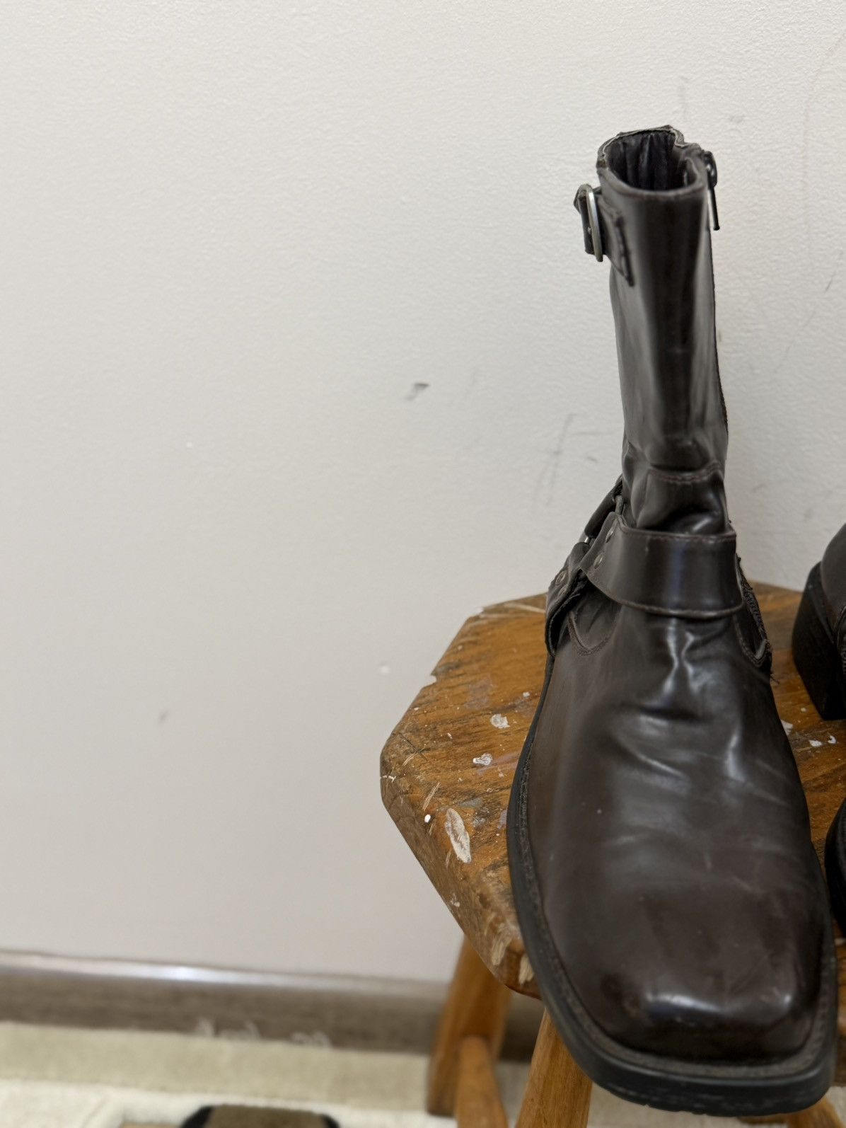 Vintage Vintage Leather Guidi Vibe Cowboy Ankle Avant-Garde Boots Size US 9 / EU 42 - 6 Thumbnail