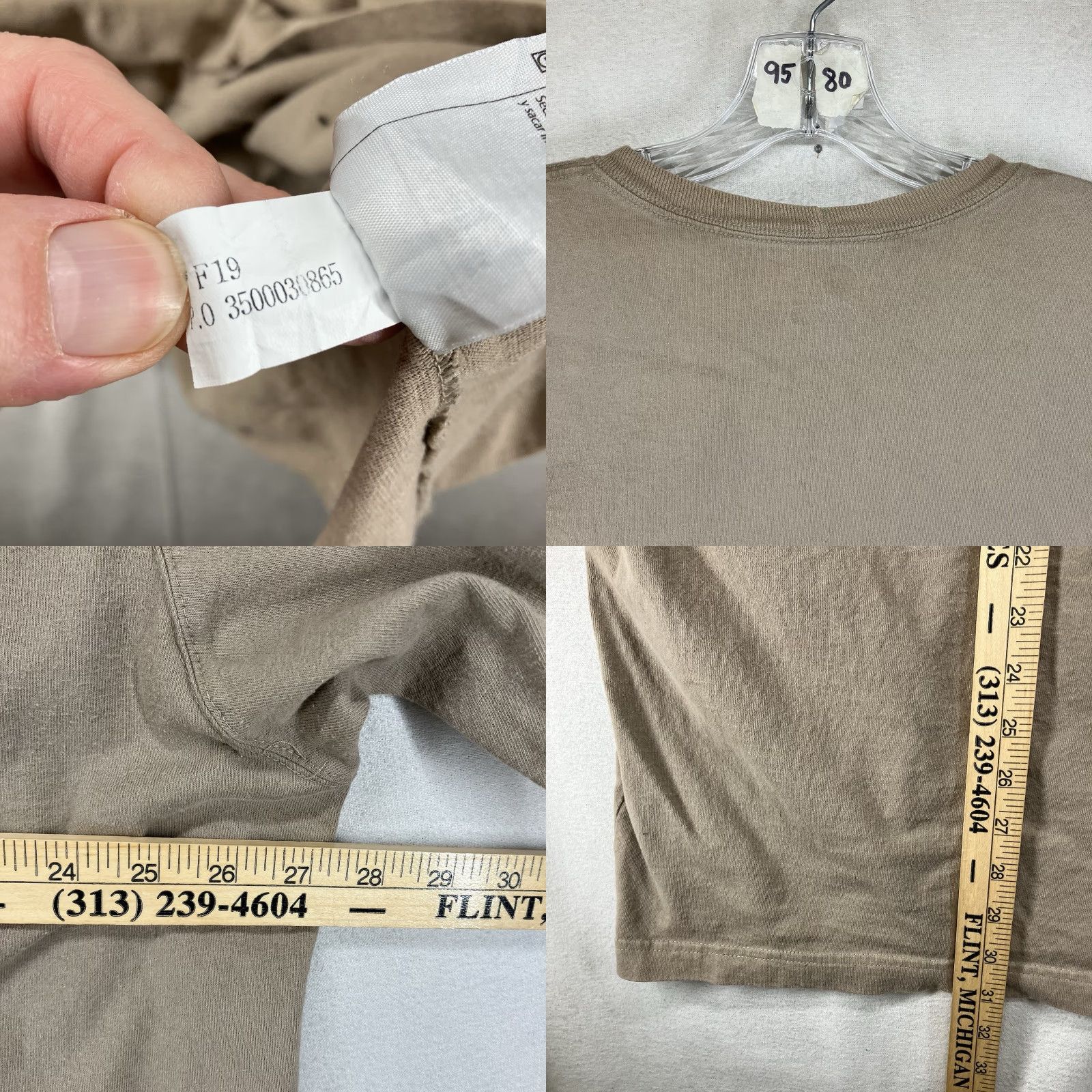 Carhartt VINTAGE Carhartt Mens 2XL Short Sleeve T-Shirt Desert Sand All Cotton Regular Fit Logo Pocket Crew Neck 100% Cotton Outdoor Classic 2010-2019 Mens Size US XXL / EU 58 / 5 - 8 Thumbnail