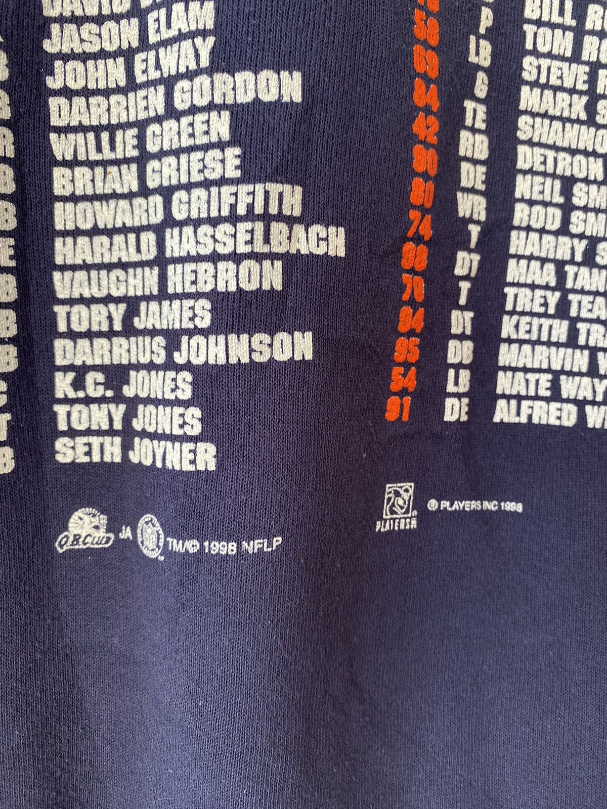 NFL × Vintage Denver Go Broncos Super Bowl 1998 Squad Size US M / EU 48-50 / 2 - 8 Thumbnail