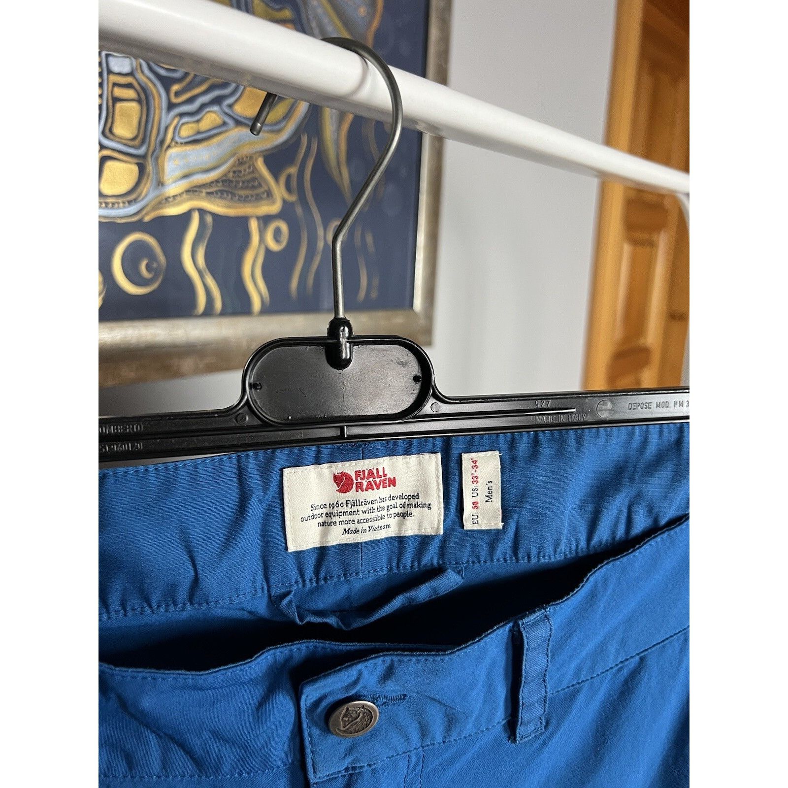 Fjallraven Fjallraven Abisko Lite G-1000 Men`s Blue Cargo Tracking Shor Size US 34 / EU 50 - 7 Thumbnail