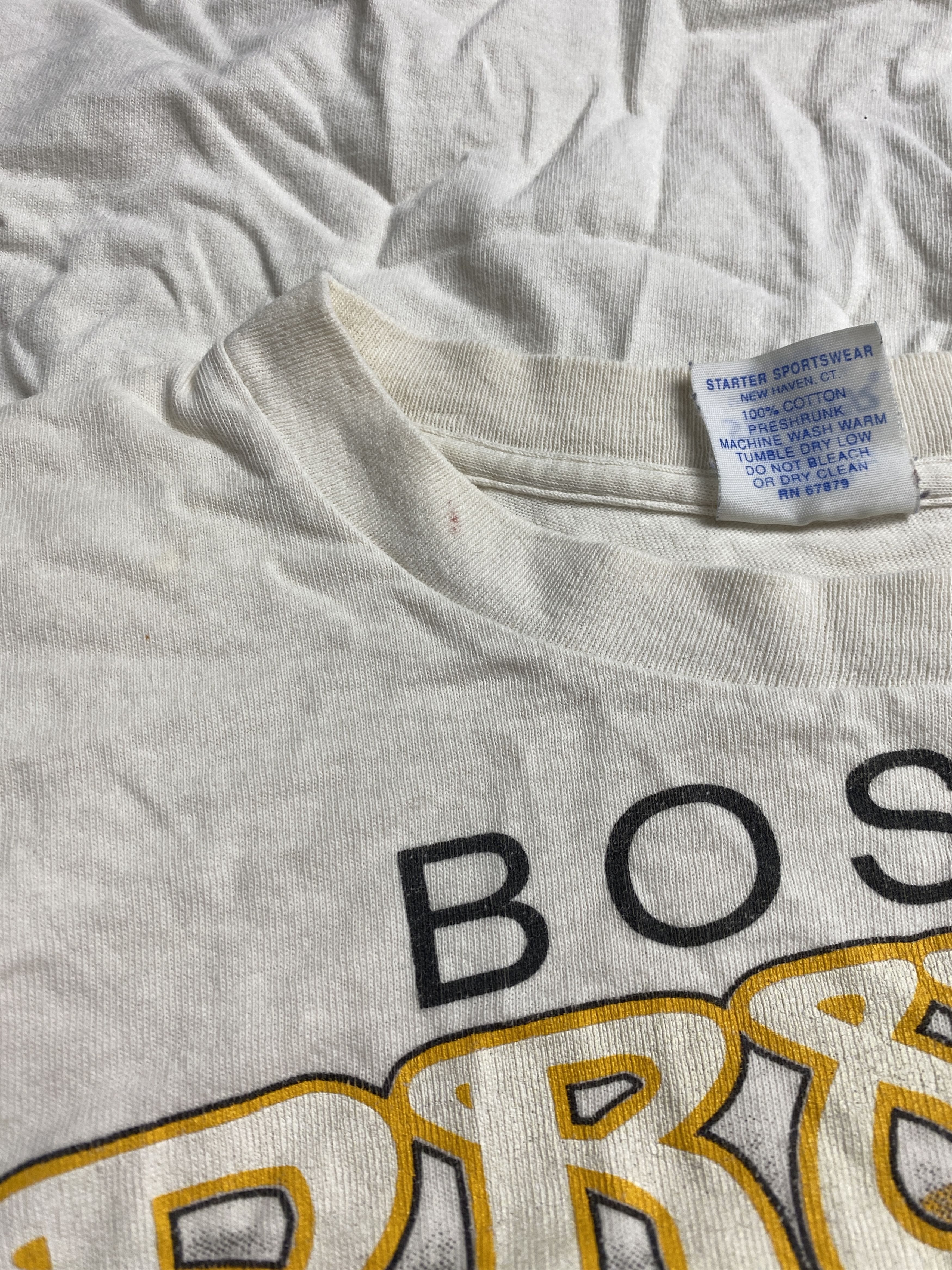 Starter Vintage Starter 1992 t-shirt tee printed Bruins NHL Size US XL / EU 56 / 4 - 8 Thumbnail