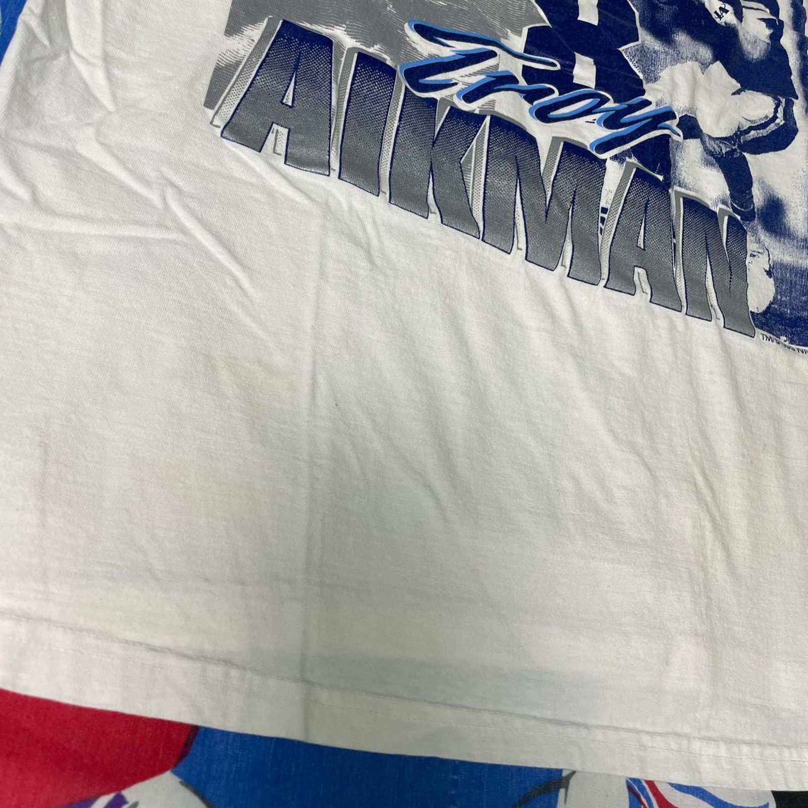 NFL Vintage 1993 NFL Troy Aikman Dallas Cowboys Super Bowl Tee Size US L / EU 52-54 / 3 - 4 Thumbnail
