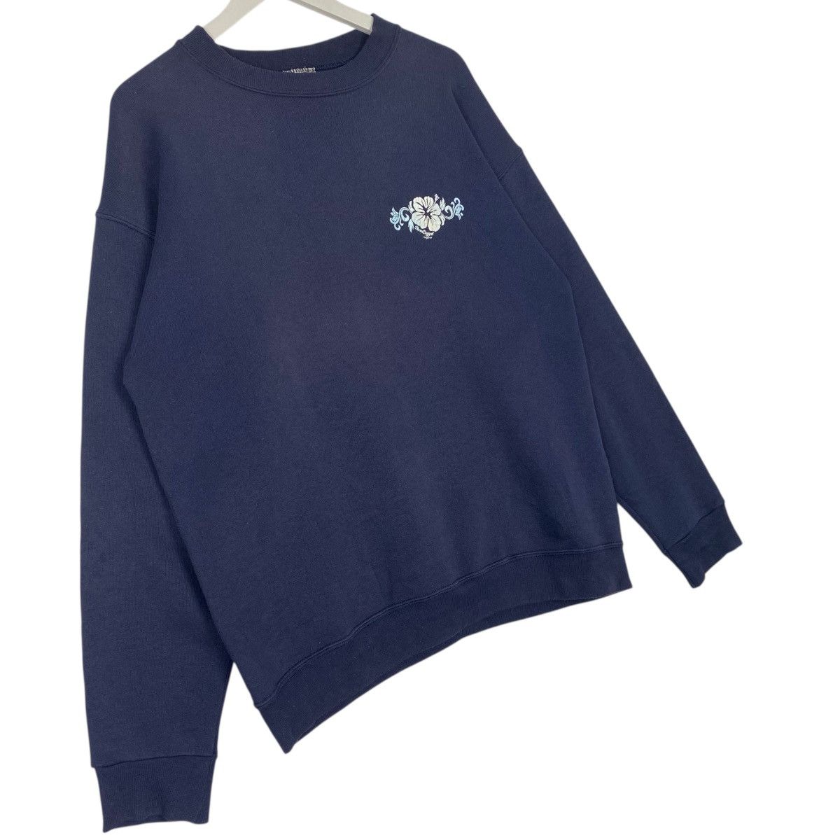 Other Vintage Piko Hawaiian Printed Crewneck Sweatshirt Navy Blue Size US M / EU 48-50 / 2 - 3 Thumbnail