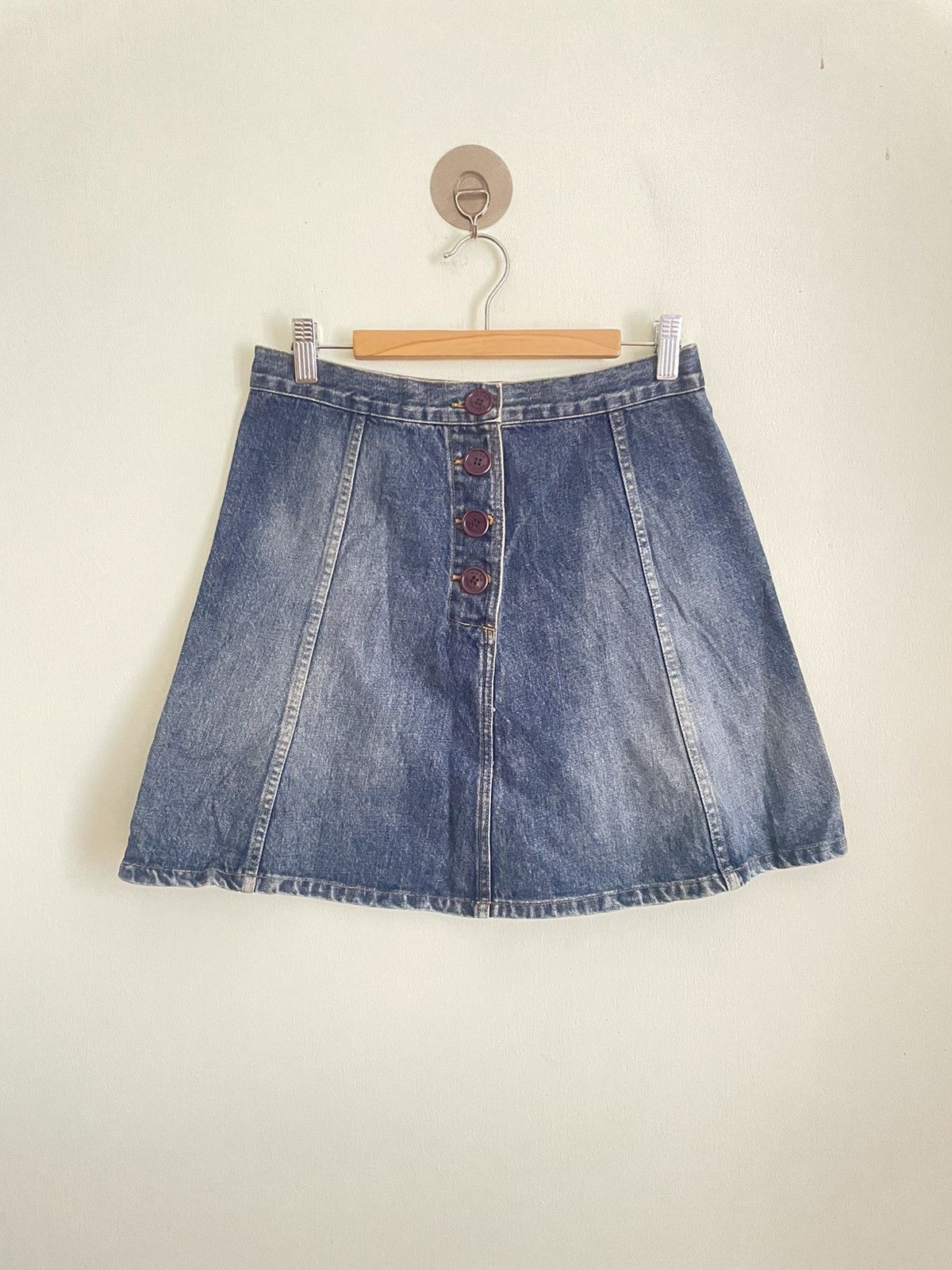 Marc Jacobs Marc Jacobs Denim Mini Skirts Size 28" / US 6 / IT 42 - 2 Thumbnail