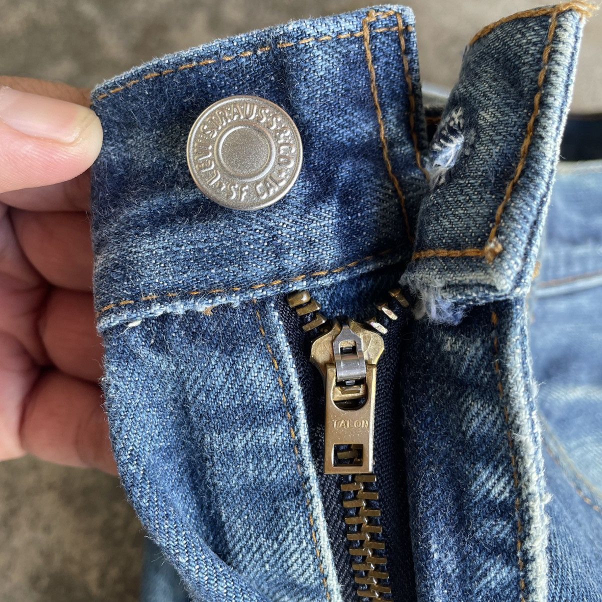 Levi's Vintage Clothing 🔥Vintage Levis 502XX Big E Stoned Washed Riped Denim Jeans Size US 30 / EU 46 - 12 Thumbnail
