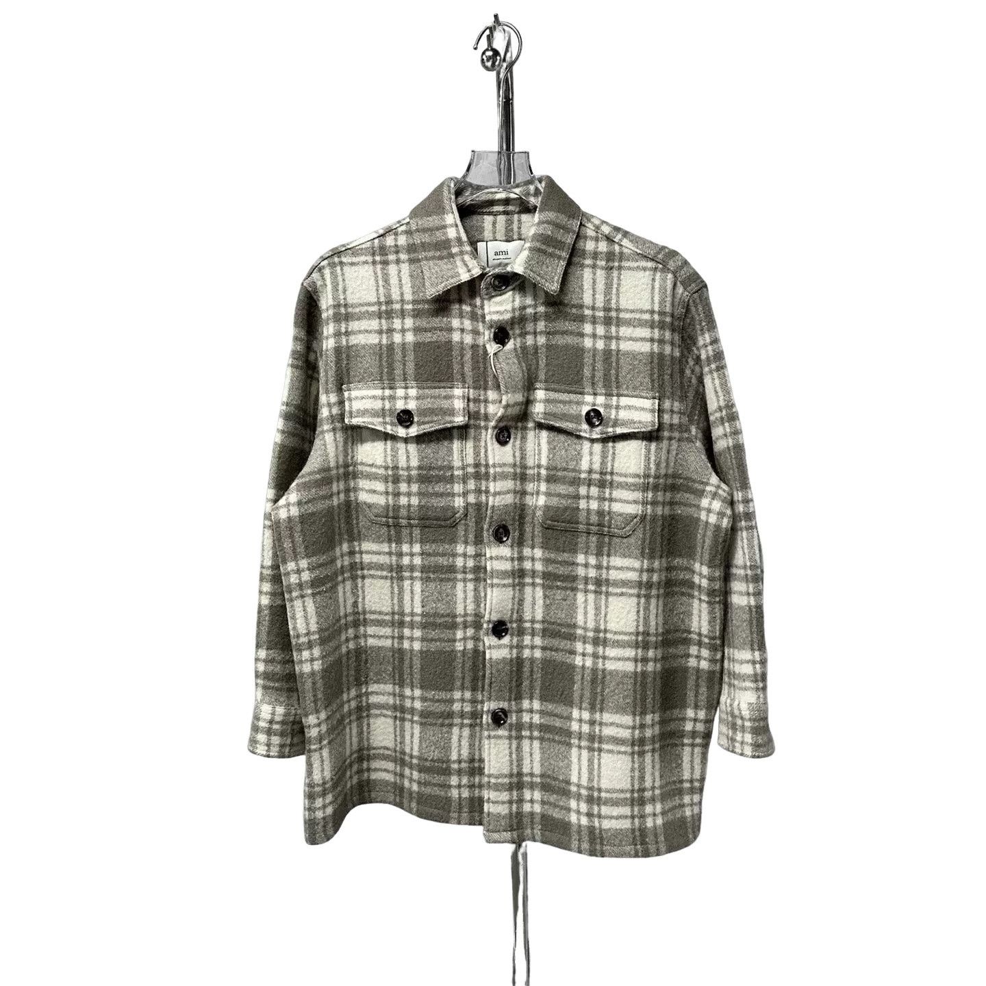 AMI Ami Paris Plaid Virgin Wool Shirt Jacket XS Size US XS / EU 42 / 0 - 1 Thumbnail