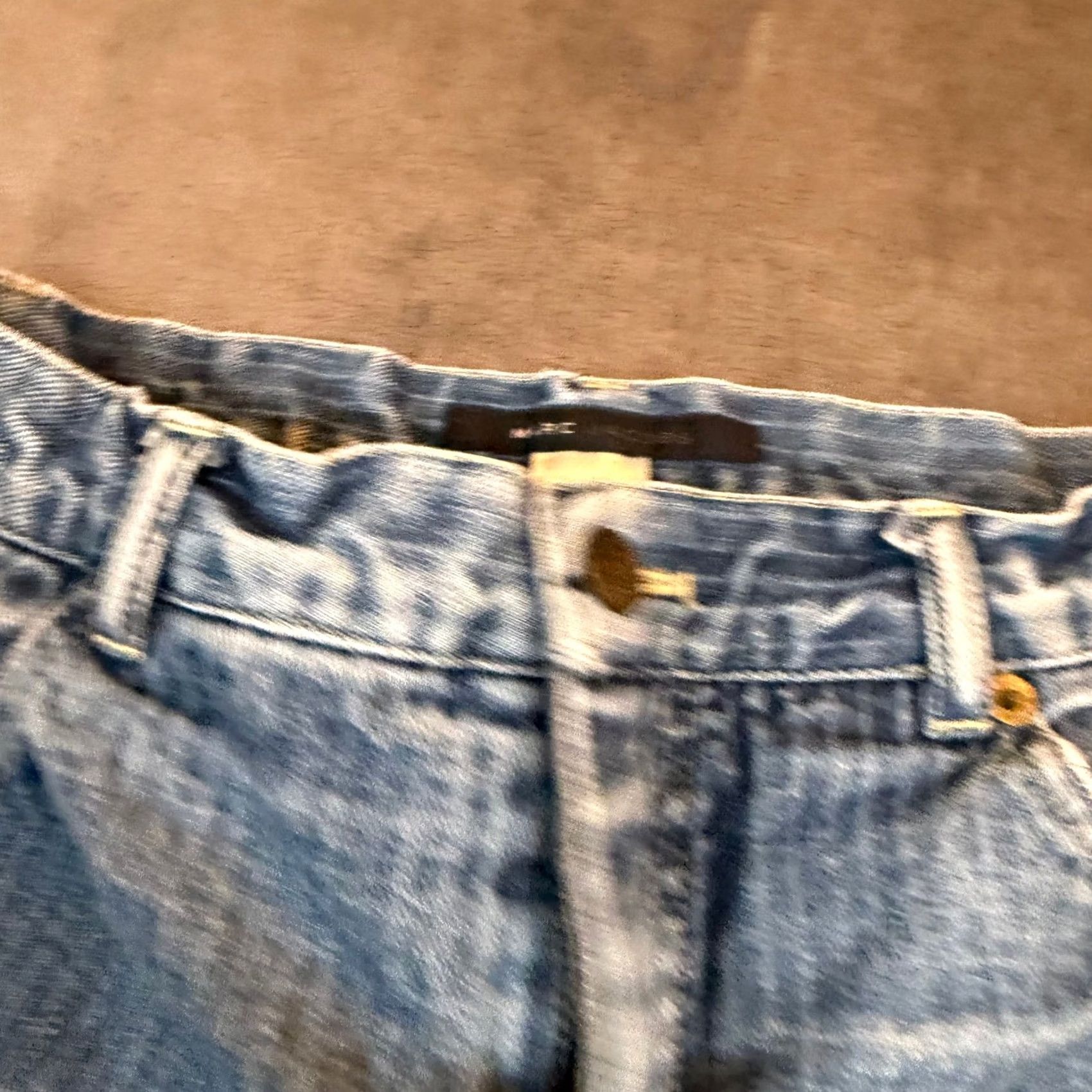 Marc Jacobs Marc Jacobs Jeans Pinstripe Straight 5-Pocket Denim Cotton Button Fly Womens Size 8 Blue" Size 30" / US 8 / IT 44 - 4 Thumbnail