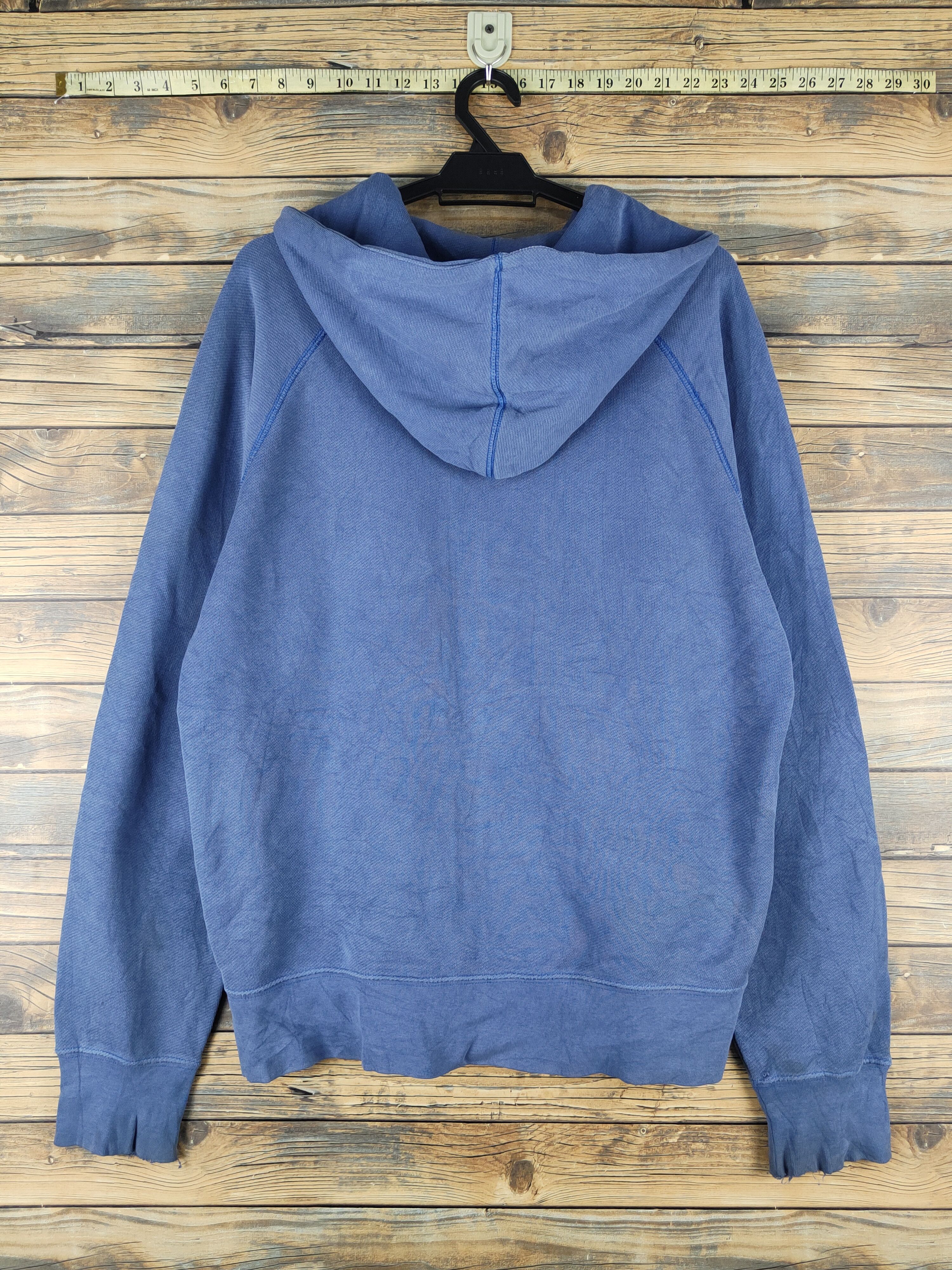 Nike Nike vintage Blue Hoodie Sweaters #W1189 Size US L / EU 52-54 / 3 - 10 Thumbnail