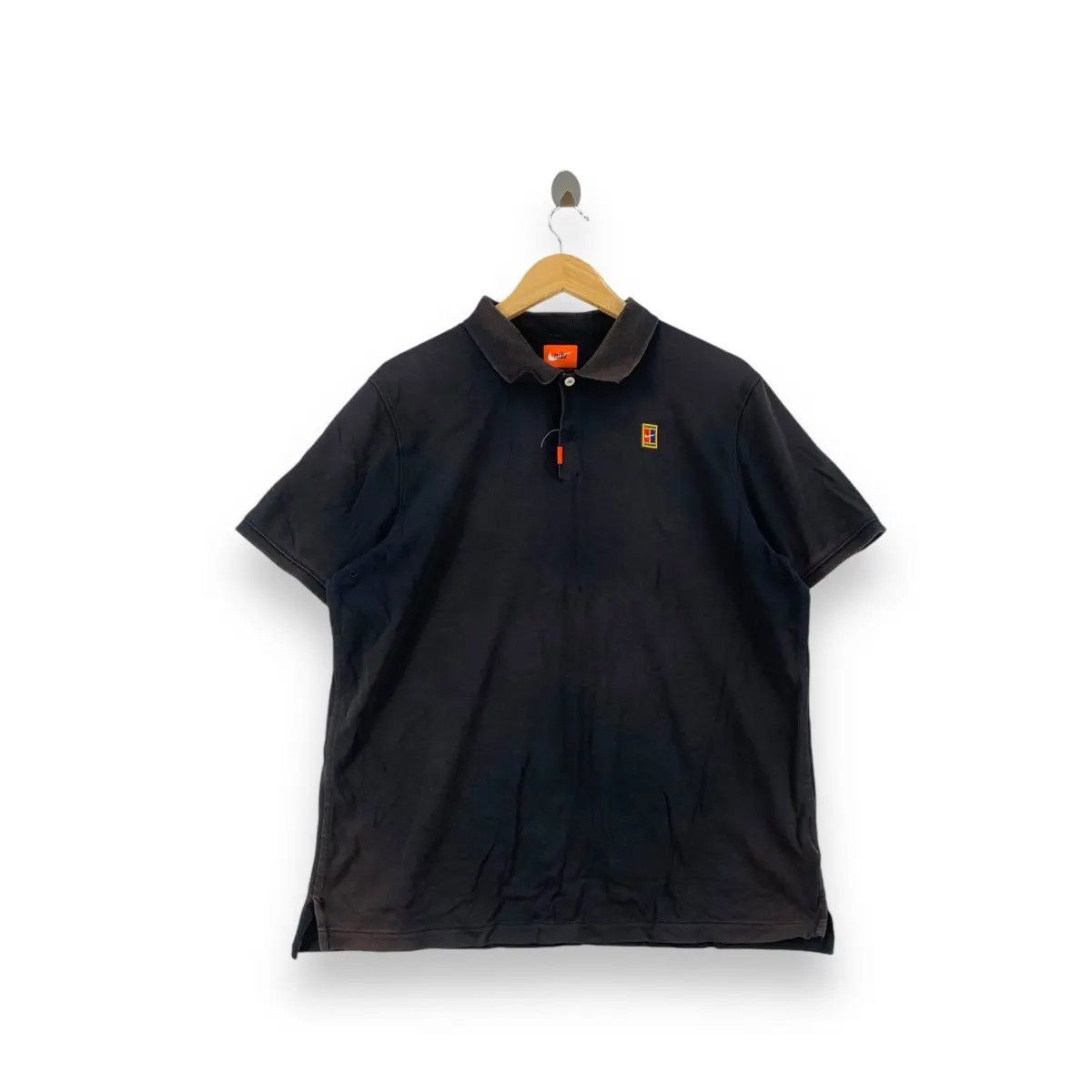 Nike NIKE CHALLENGE COURT Natural Sun Faded Polo Tee Shirt Top Size US XL / EU 56 / 4 - 1 Thumbnail