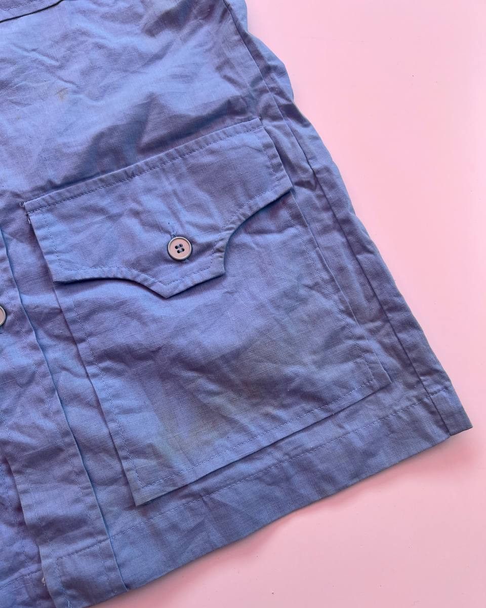Vintage × Wrangler Vintage 70s Wrangler chambray worker shirt Size US S / EU 44-46 / 1 - 3 Thumbnail