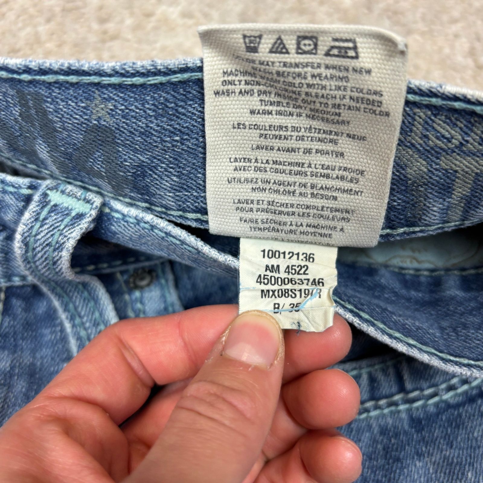 Ariat Ariat Low Rise Boot Cut Jeans Men's 30x32 Work Size US 30 / EU 46 - 6 Thumbnail