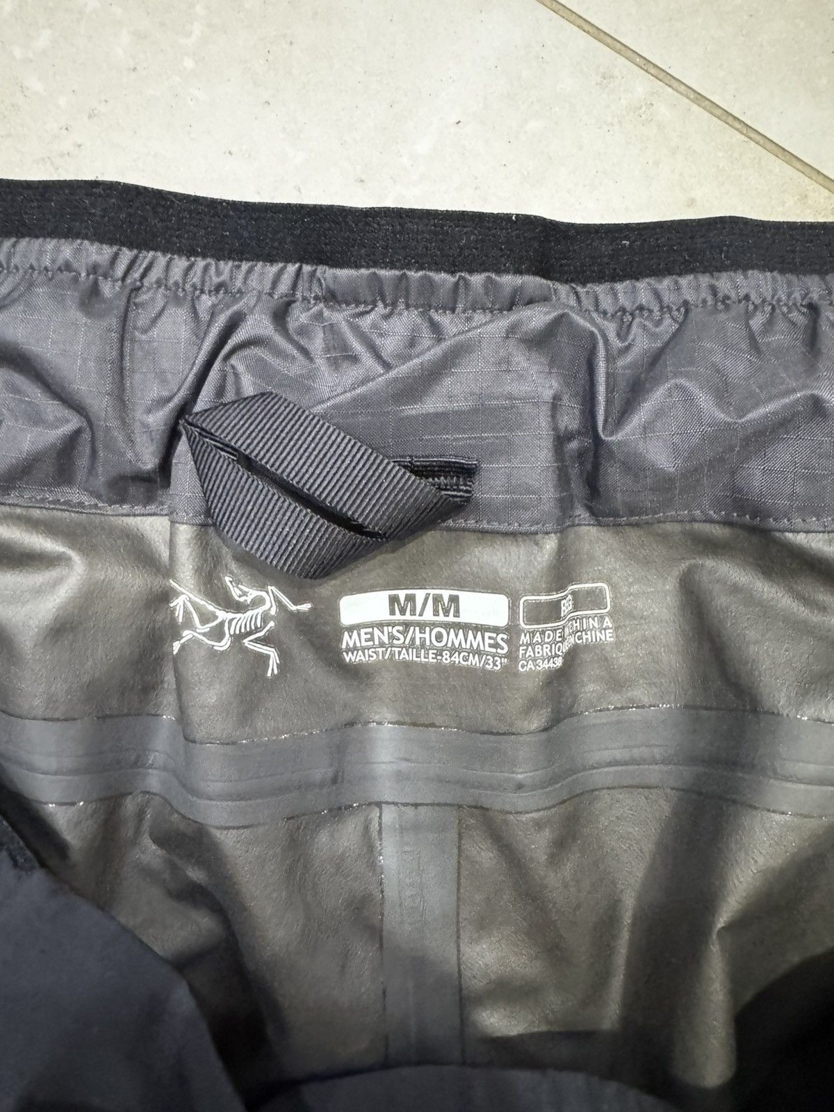Arc'teryx Arc'teryx Zeta SL Pant Men Medium GoreTex Rain Zip Leg Black Size US 32 / EU 48 - 2 Thumbnail
